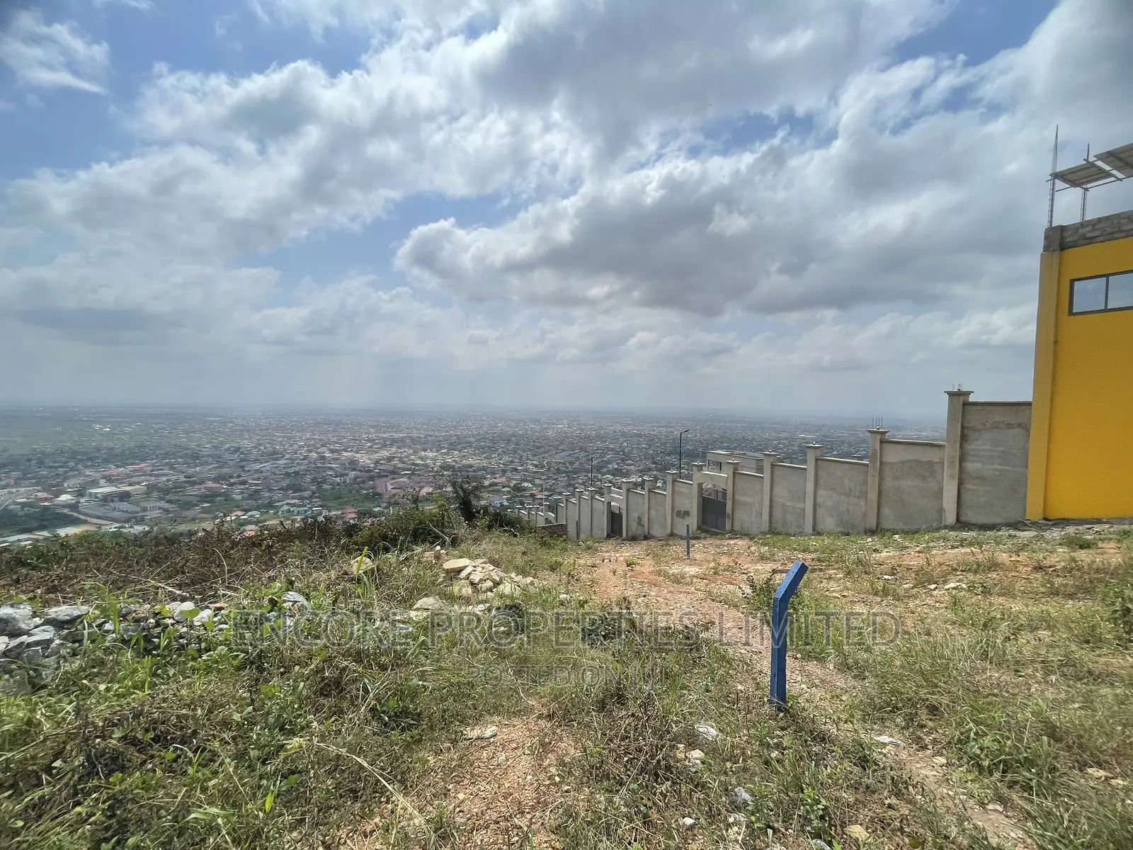 Hill Top Service Plots of Land With the View of Accra in Akuapim South