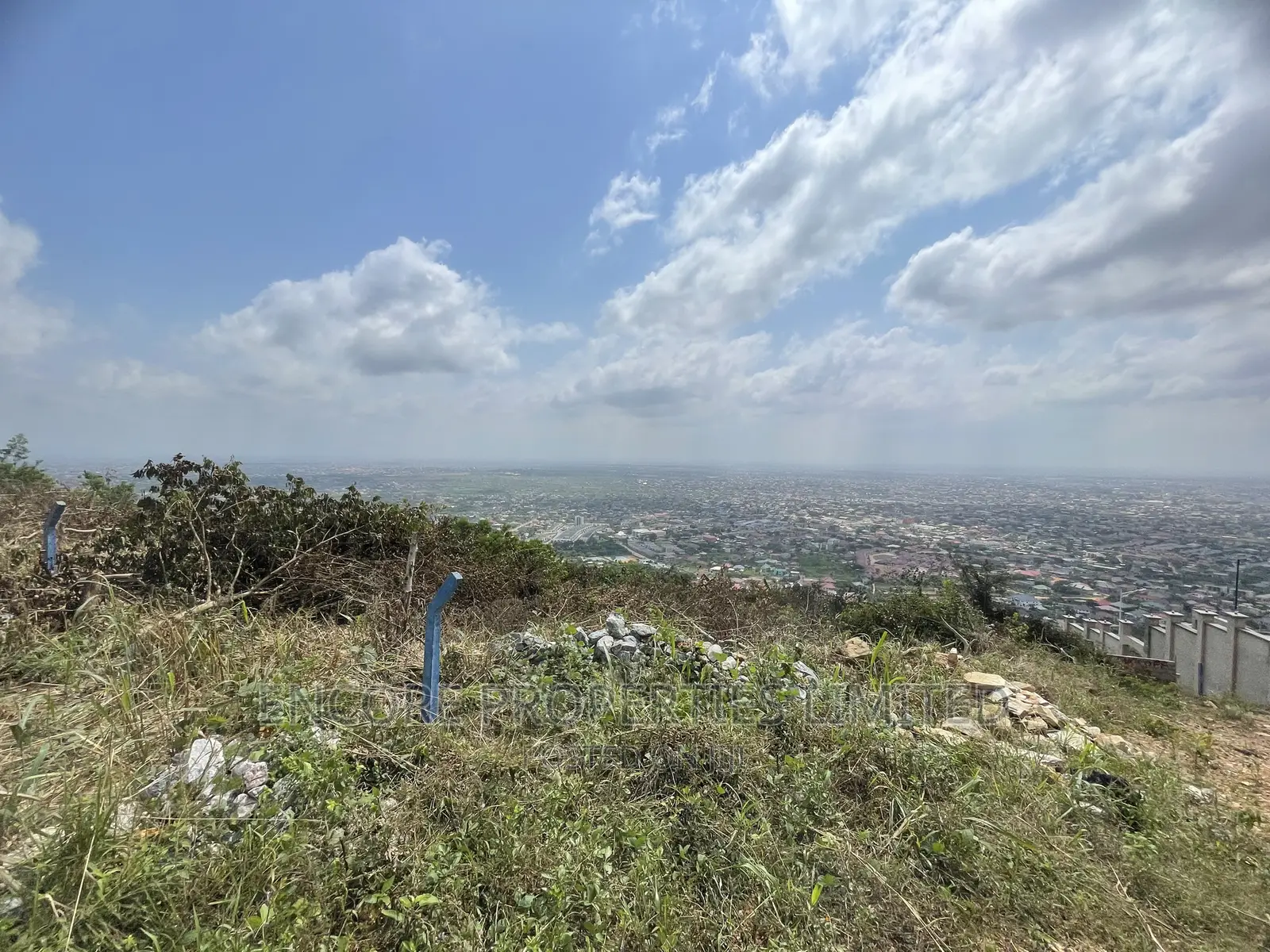Hill Top Service Plots of Land With the View of Accra in Akuapim South