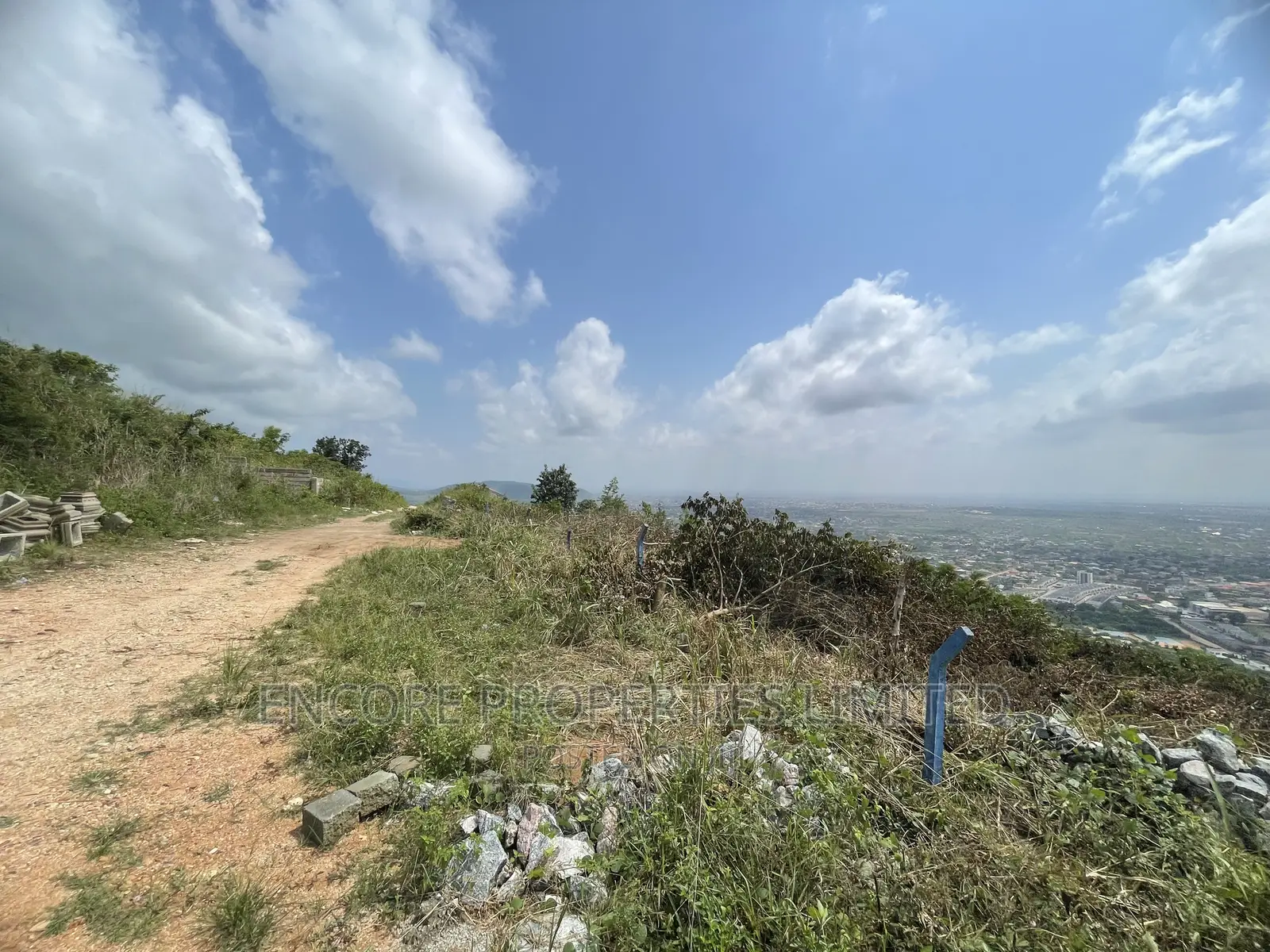 Hill Top Service Plots of Land With the View of Accra in Akuapim South