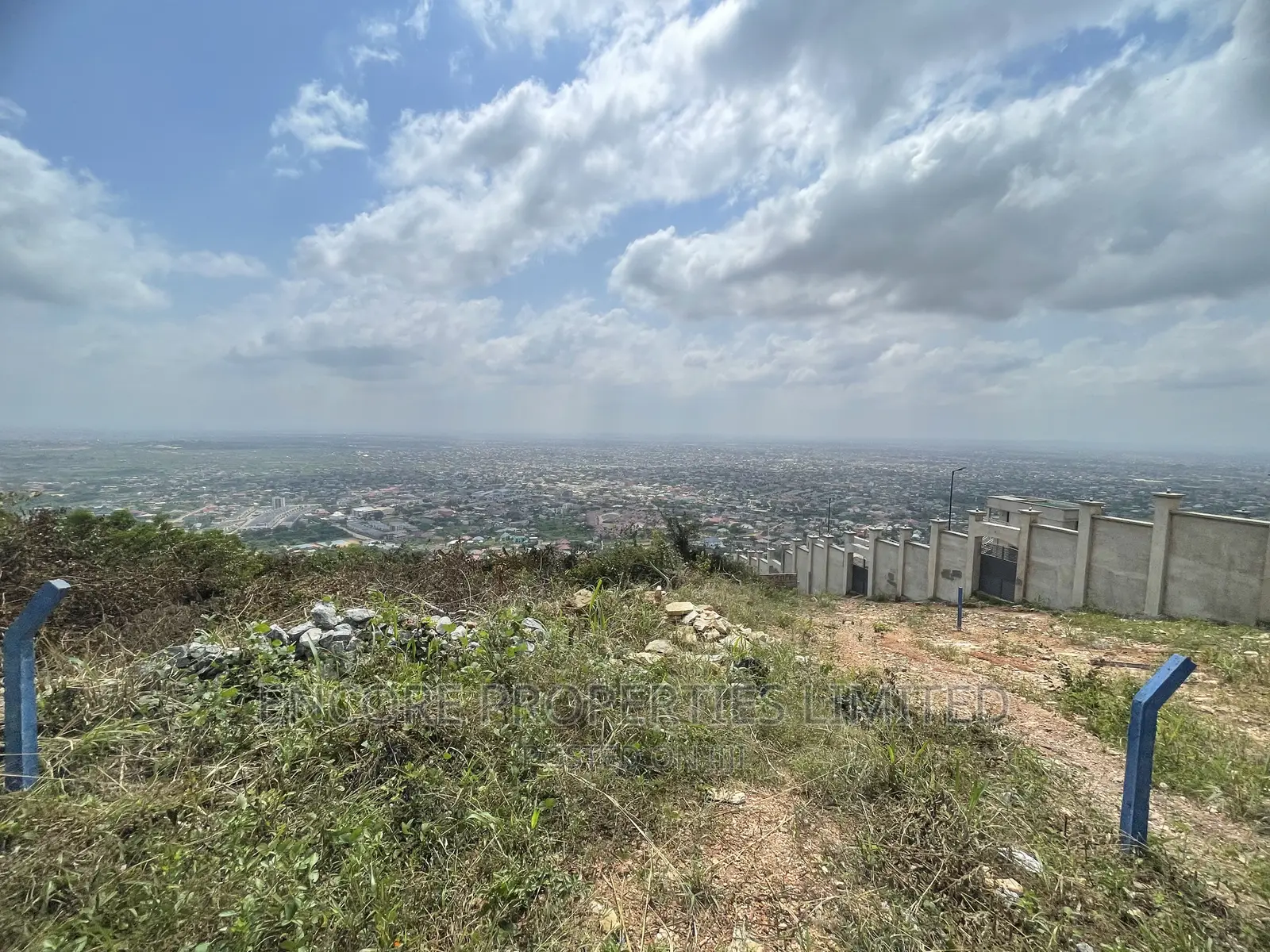 Hill Top Service Plots of Land With the View of Accra in Akuapim South