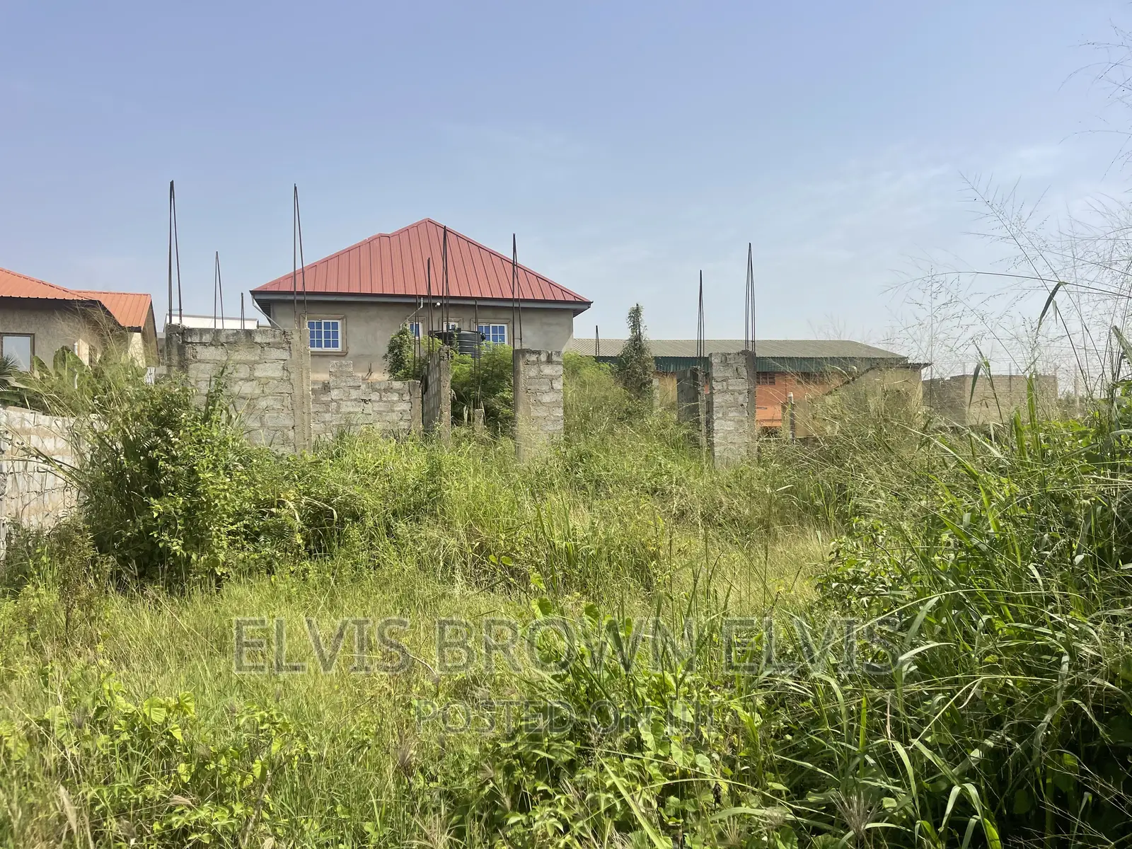 4 Bedroom Uncomplited for Sale on a Half Plot at Legon Hils in Ashaley Botwe