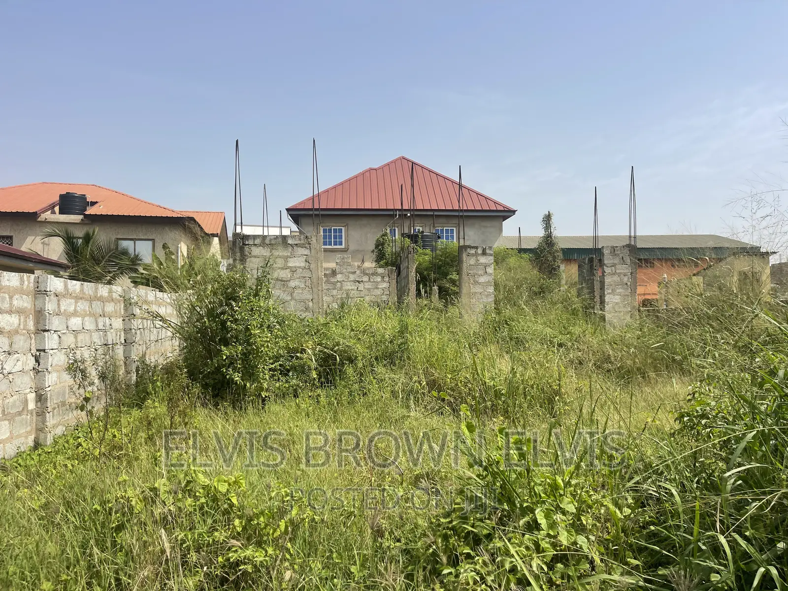 4 Bedroom Uncomplited for Sale on a Half Plot at Legon Hils in Ashaley Botwe