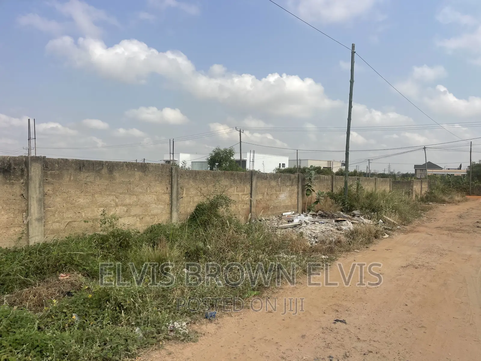Land for Sale at Lakeside Around the Muslim University in Ashaley Botwe