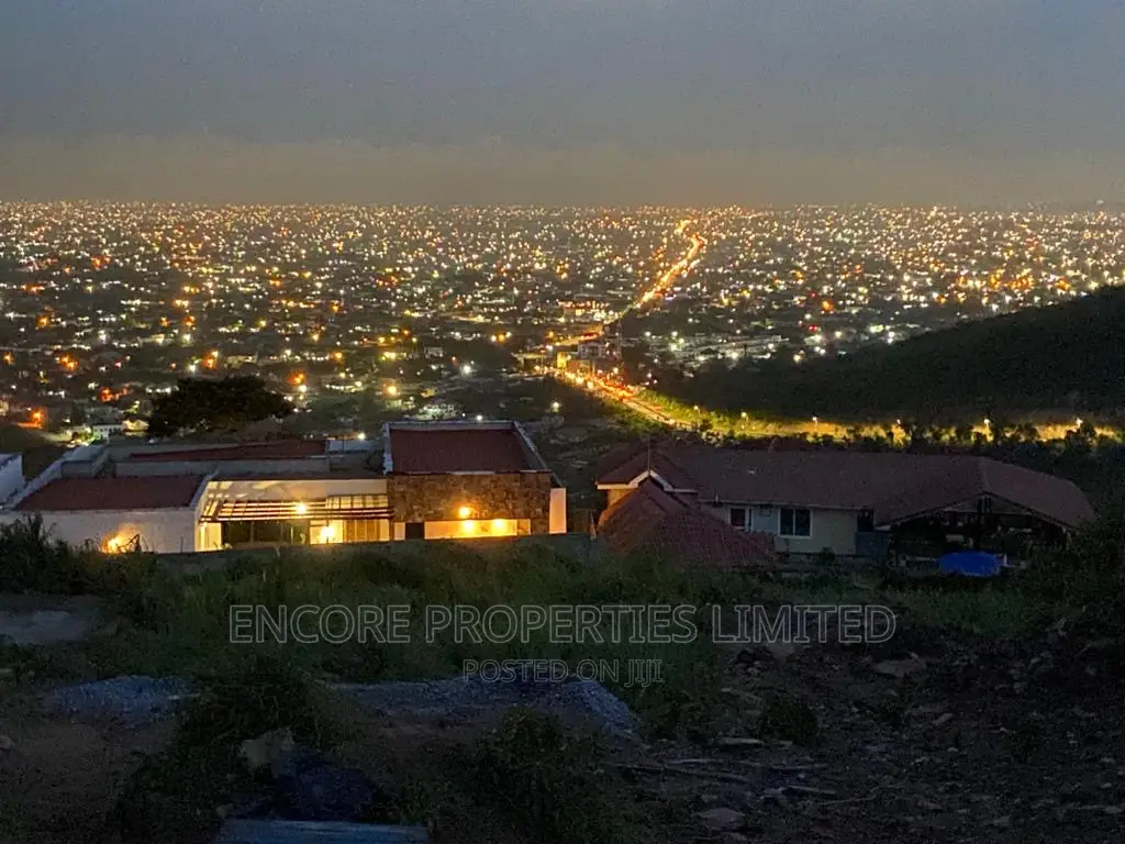 3 Plots of Land With the Accra View at Aburi Peduase in Akuapim South