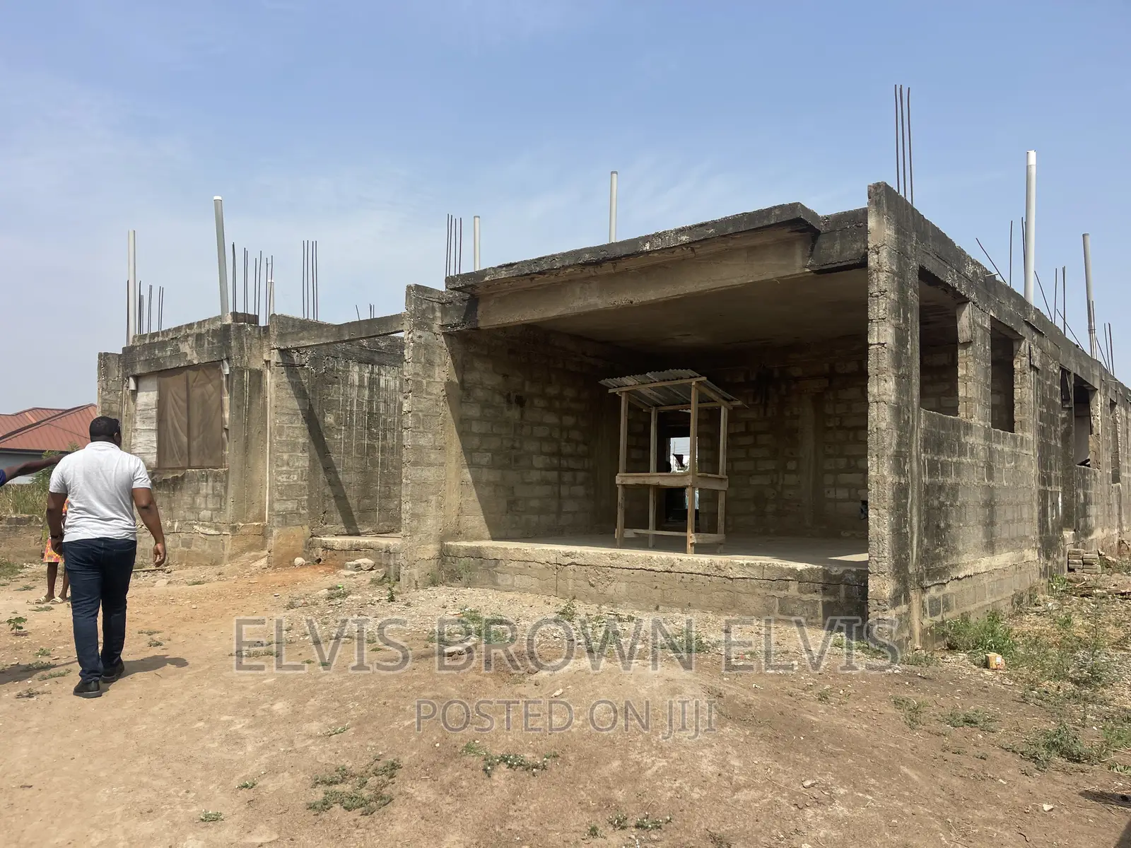 One and Half Plot With Uncomplited 4 Sale at Legon Hills in Ashaley Botwe