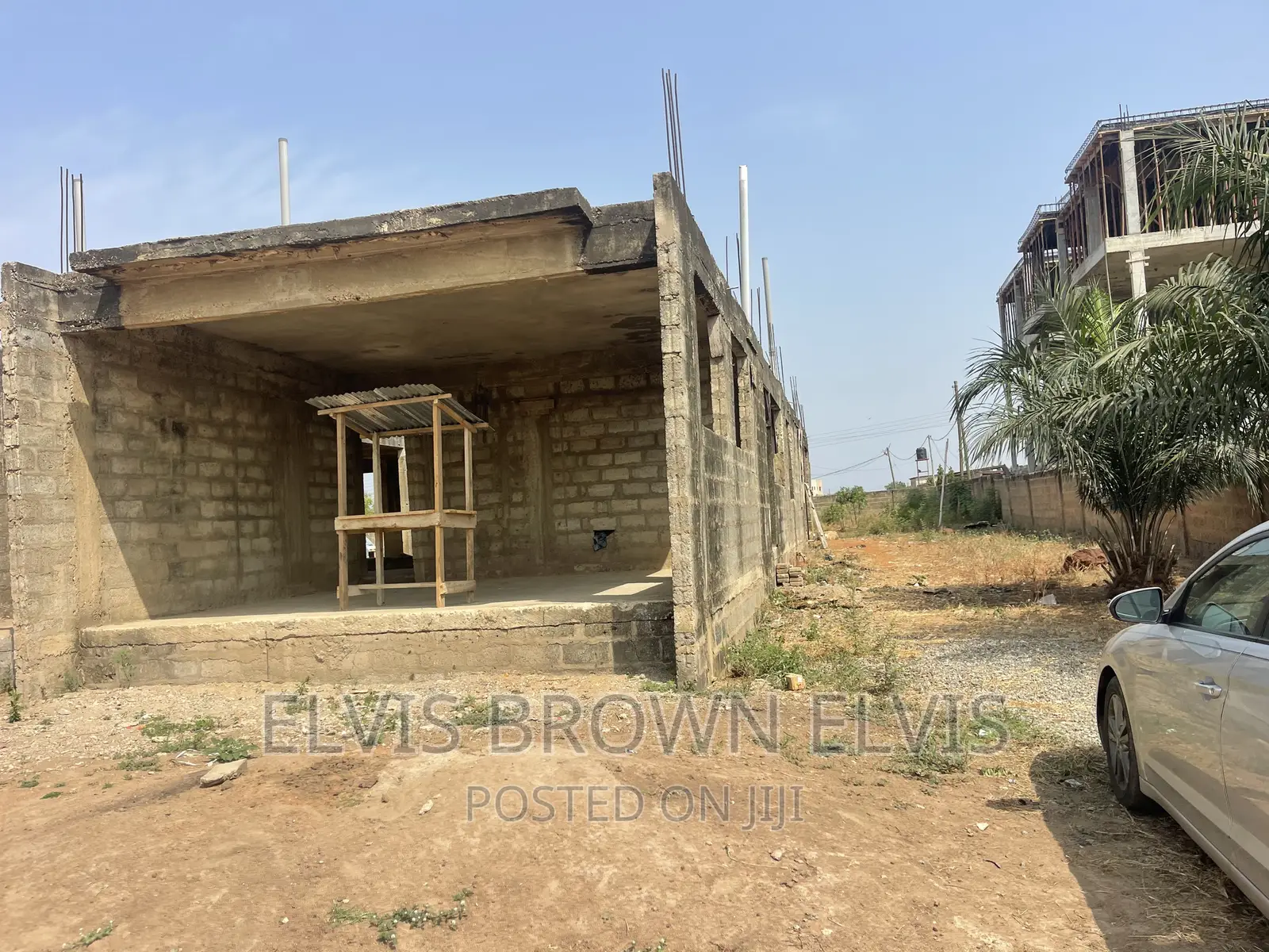 One and Half Plot With Uncomplited 4 Sale at Legon Hills in Ashaley Botwe