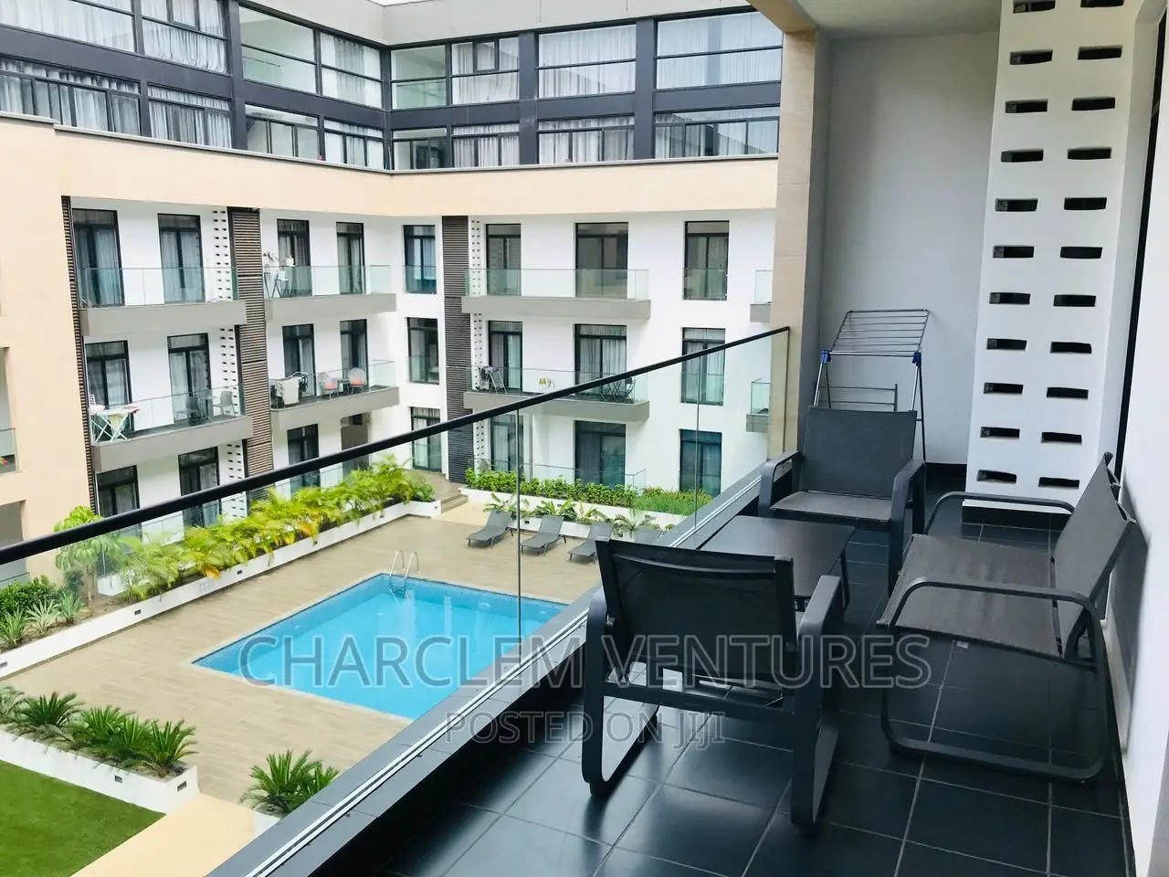 Furnished 1bdrm Apartment in Charclem Ventures, Cantonments for rent in Cantonments