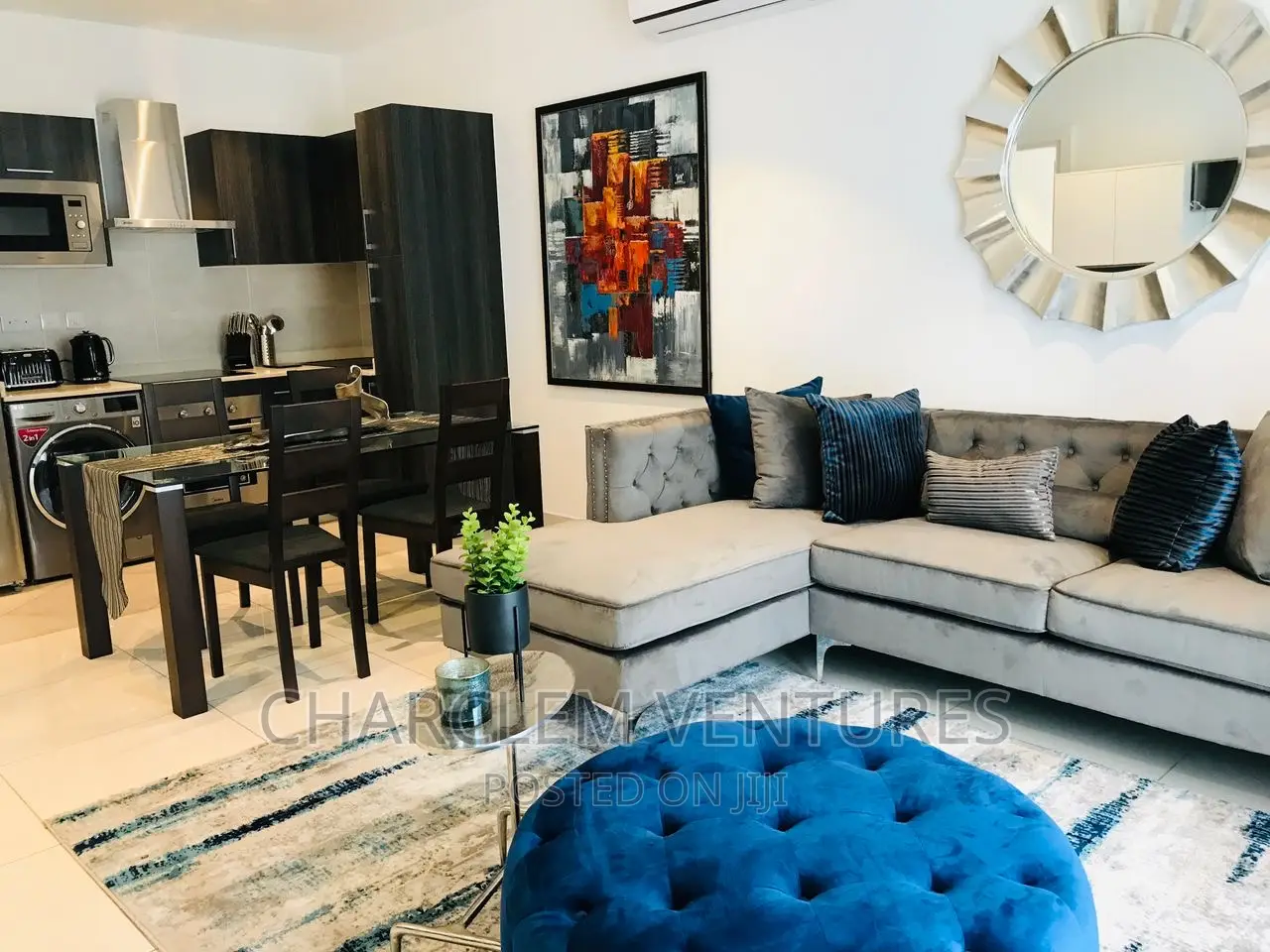Furnished 1bdrm Apartment in Charclem Ventures, Cantonments for rent in Cantonments