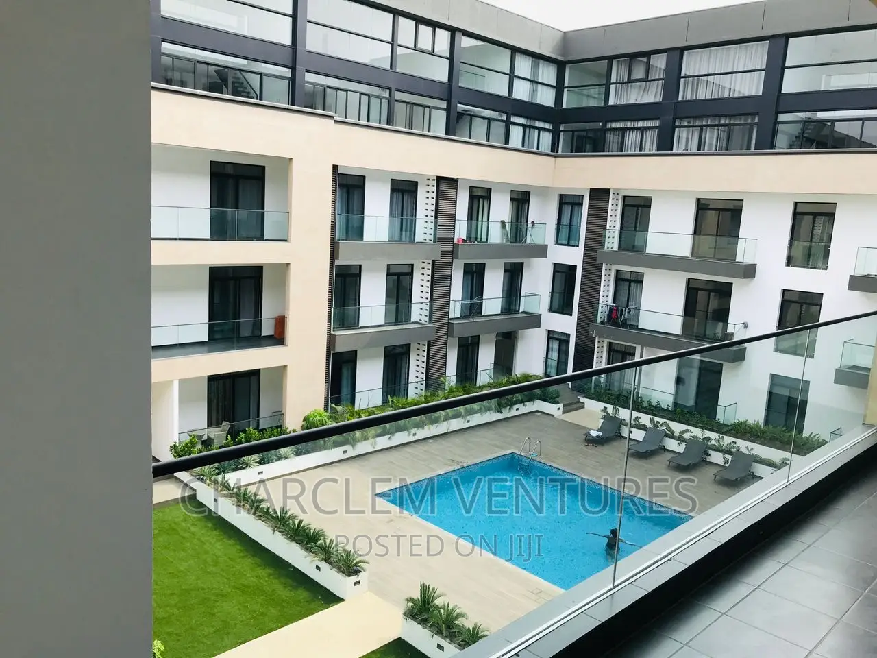 Furnished 1bdrm Apartment in Charclem Ventures, Cantonments for rent in Cantonments