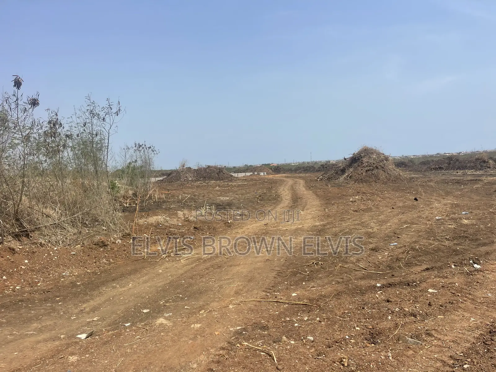 A Verging Land for Sale at Borteyman in Ashaley Botwe