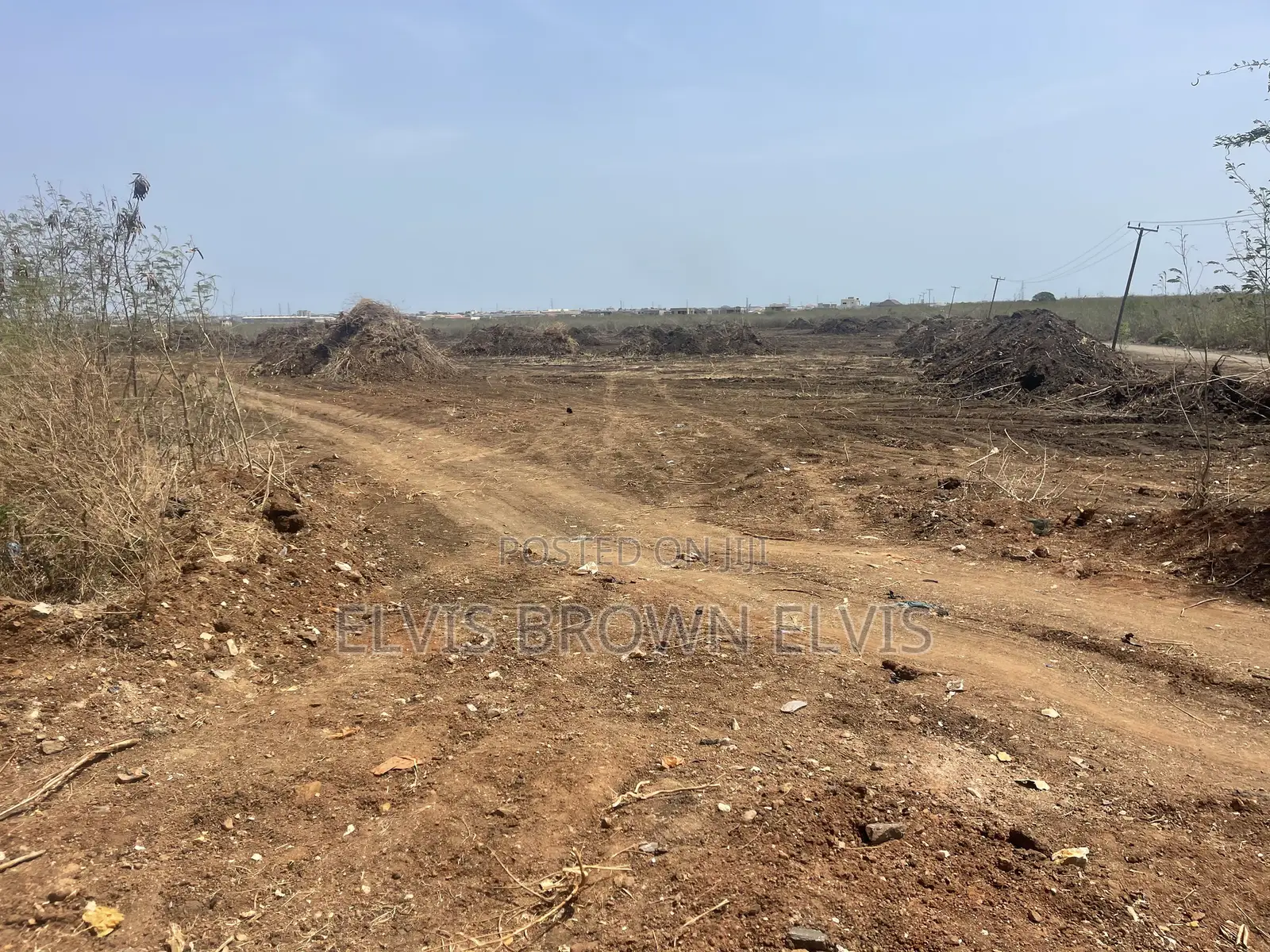 A Verging Land for Sale at Borteyman in Ashaley Botwe