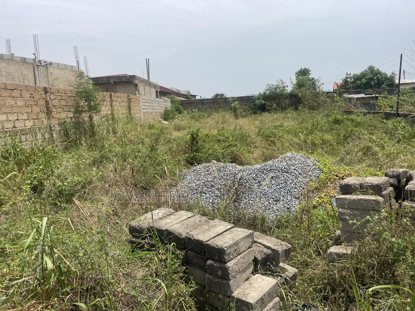 Half Plot for Sale at Amasaman Cocoboard 170,000 Cedis in Ga West Municipal