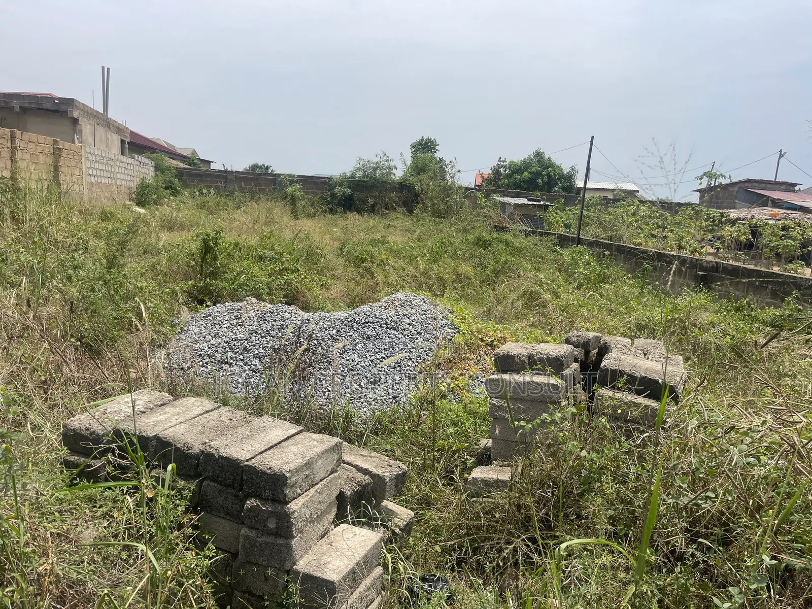 Half Plot for Sale at Amasaman Cocoboard 170,000 Cedis in Ga West Municipal