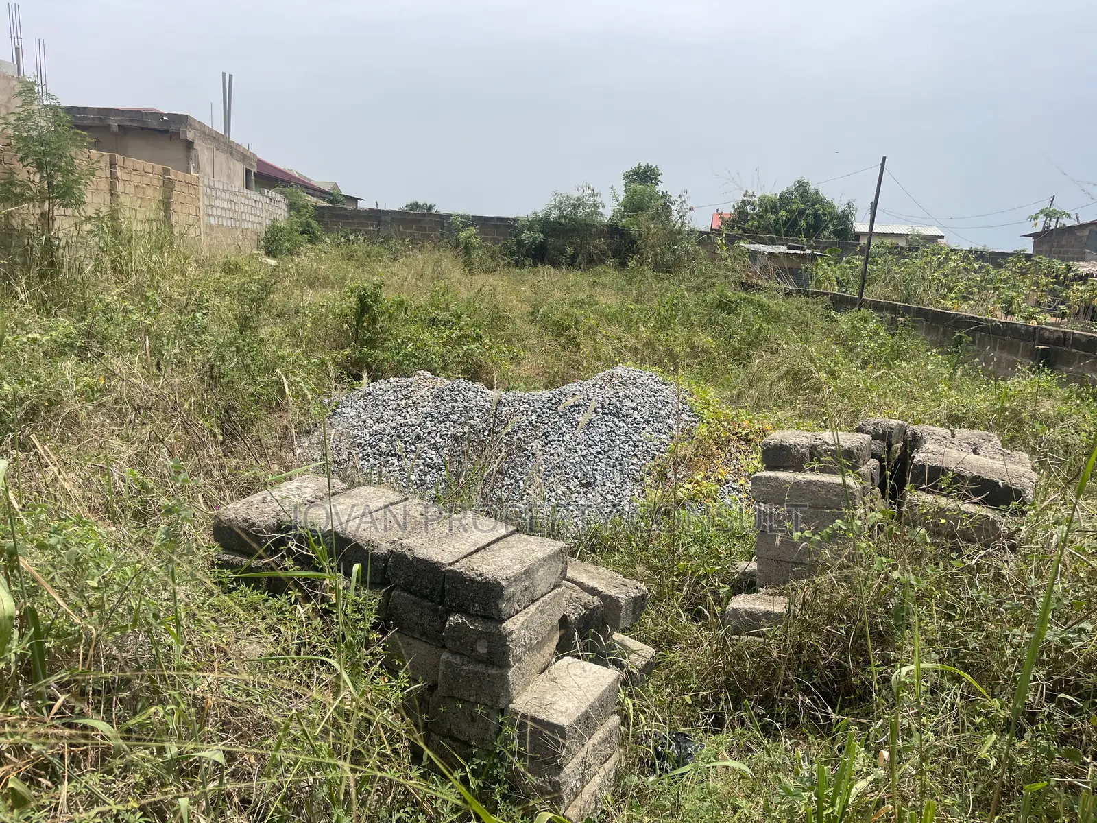 Half Plot for Sale at Amasaman Cocoboard 170,000 Cedis in Ga West Municipal