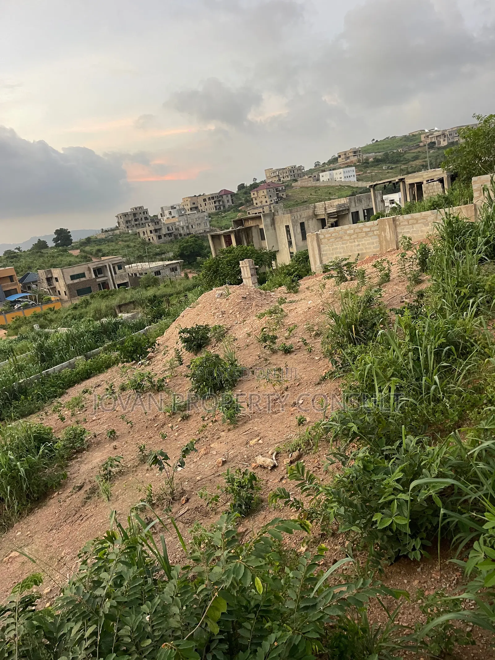 Full Plot for Sale at Pokuase Acp 70/100 Feet 450,000 Cedis in Pokuase