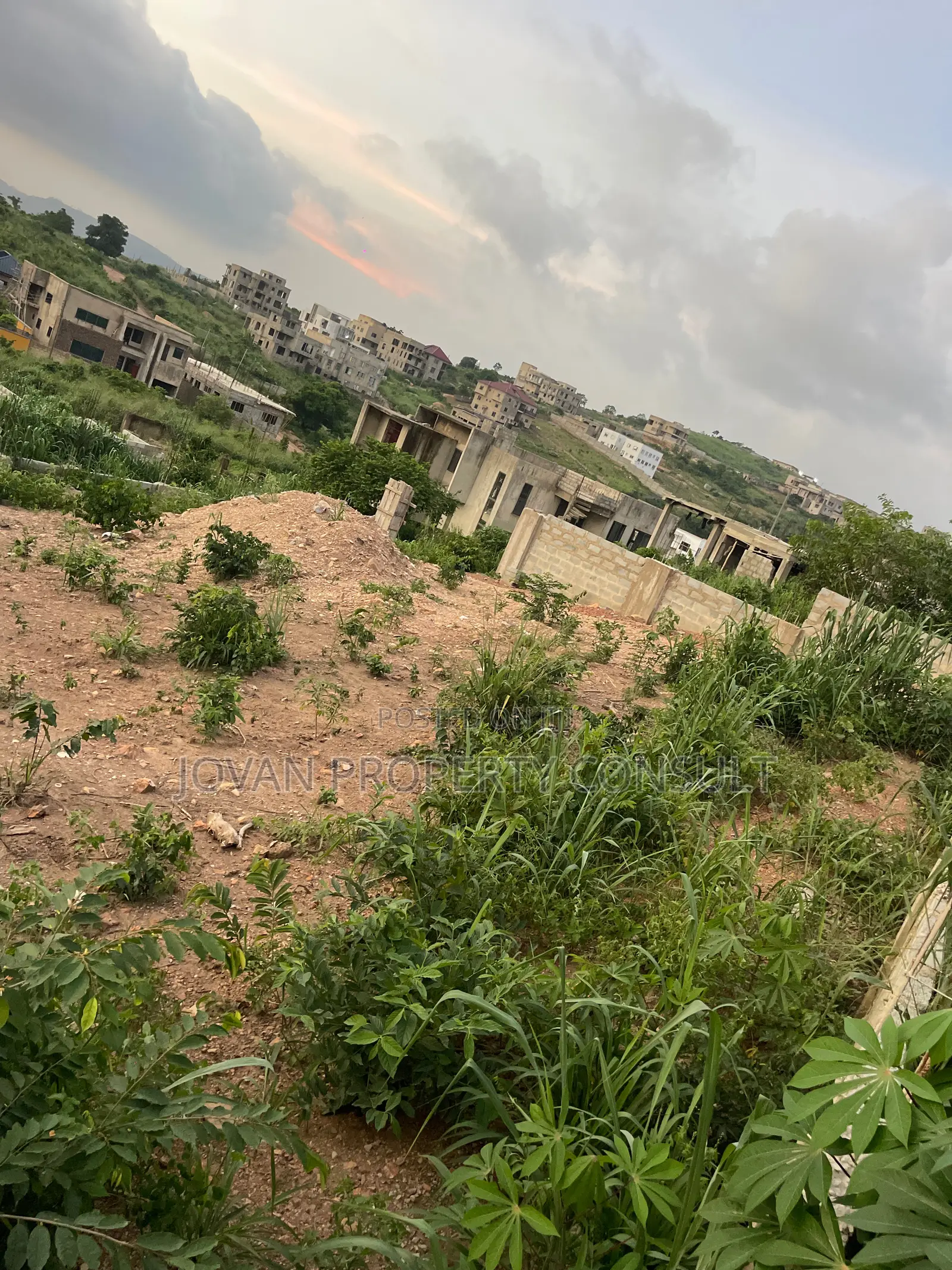 Full Plot for Sale at Pokuase Acp 70/100 Feet 450,000 Cedis in Pokuase