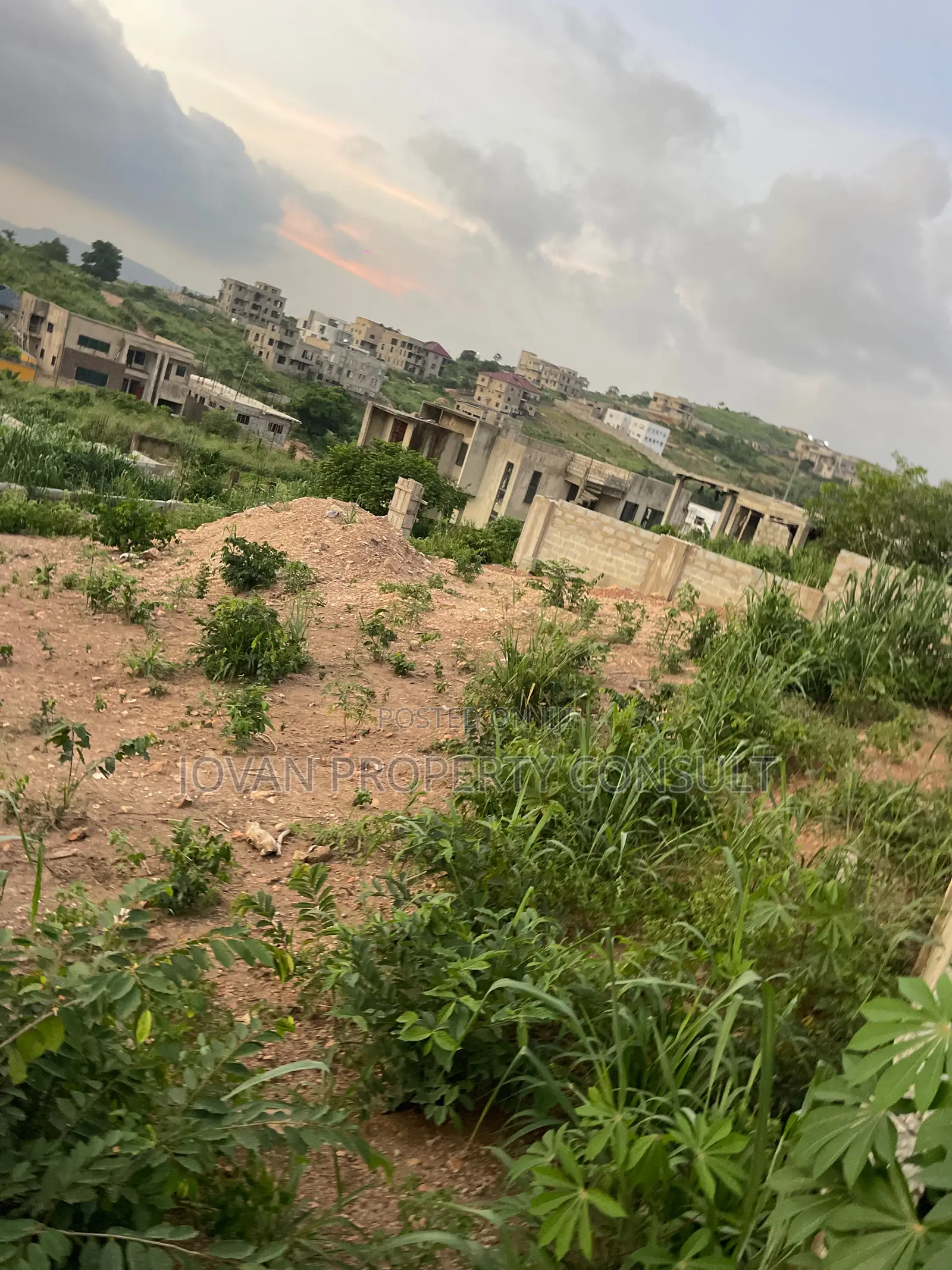 Full Plot for Sale at Pokuase Acp 70/100 Feet 450,000 Cedis in Pokuase