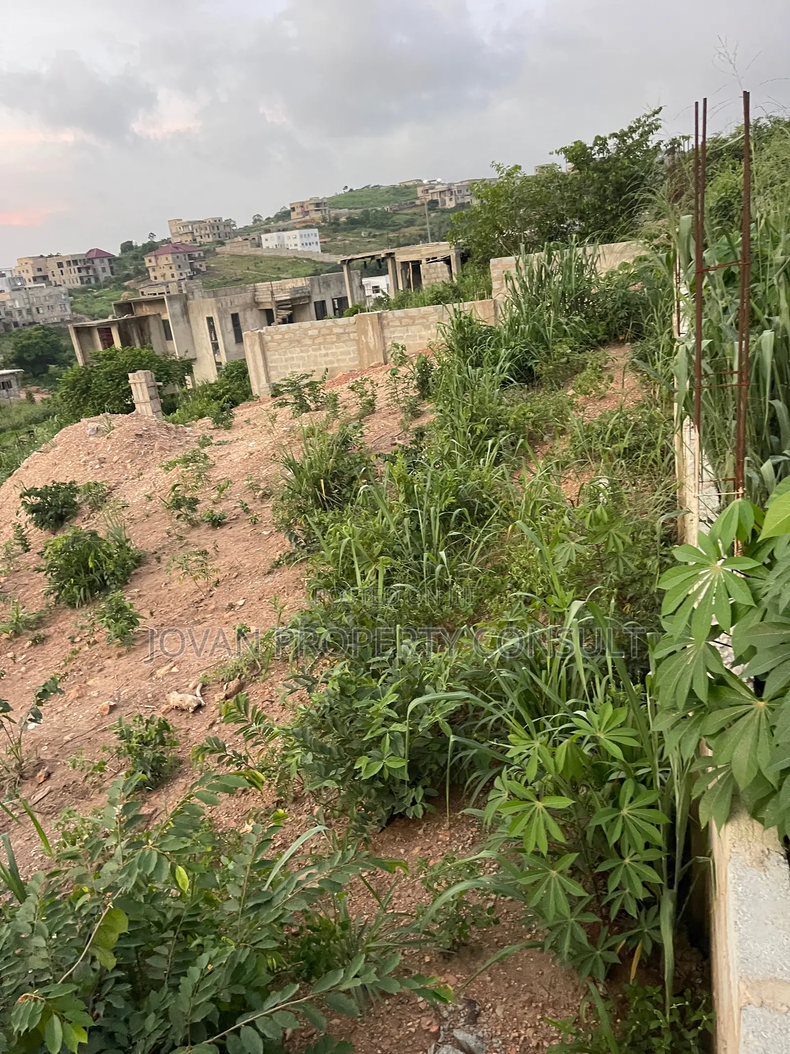 Full Plot for Sale at Pokuase Acp 70/100 Feet 450,000 Cedis in Pokuase