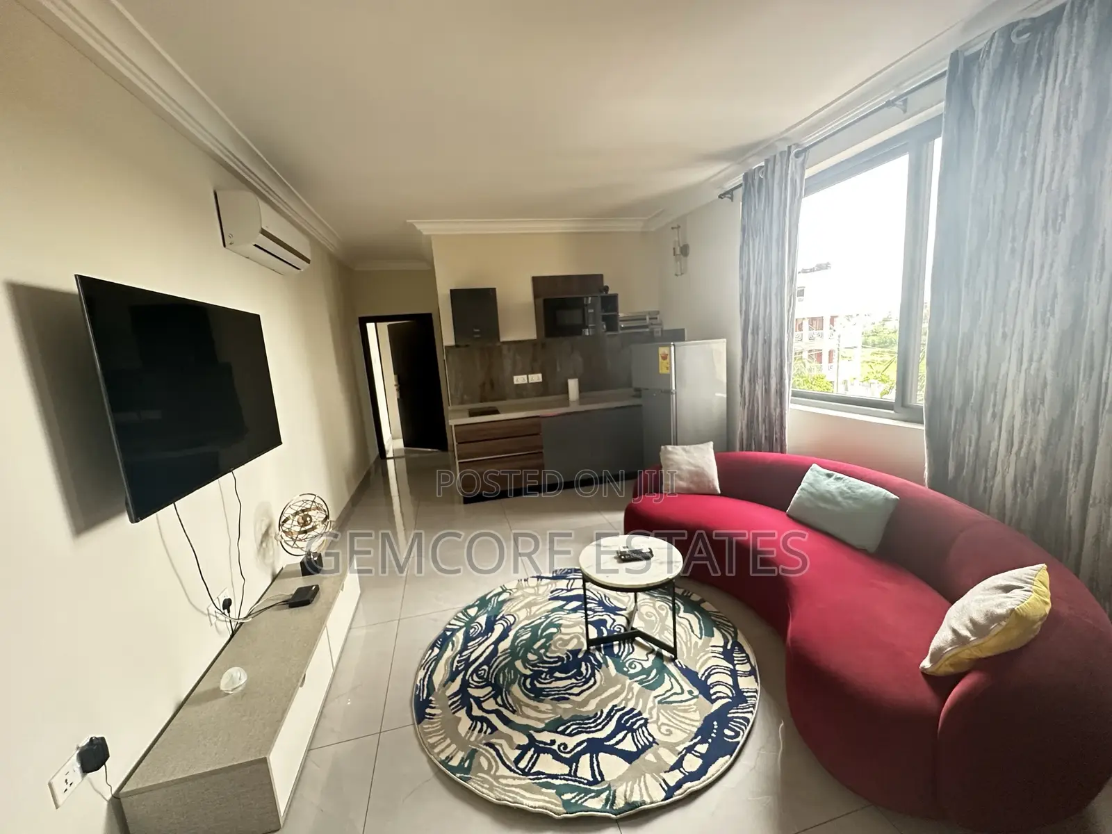 Furnished 1bdrm Apartment in Trasacco Estate, East Legon for rent in East Legon