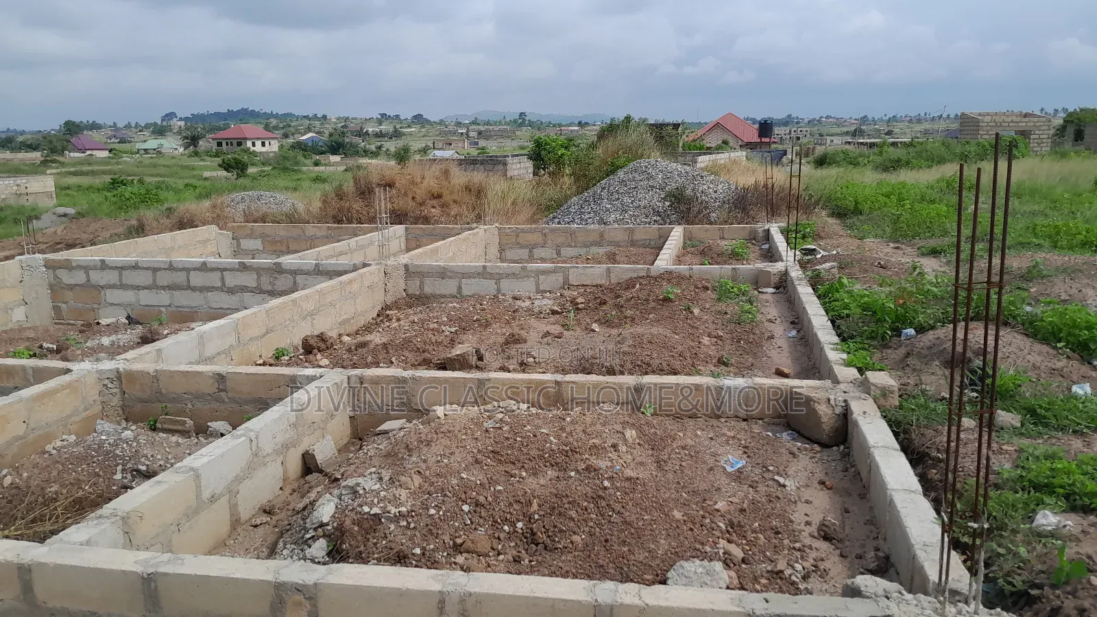 4 Units Chamber and Hall Self Contained Footings at Ashalaja in Mataheko