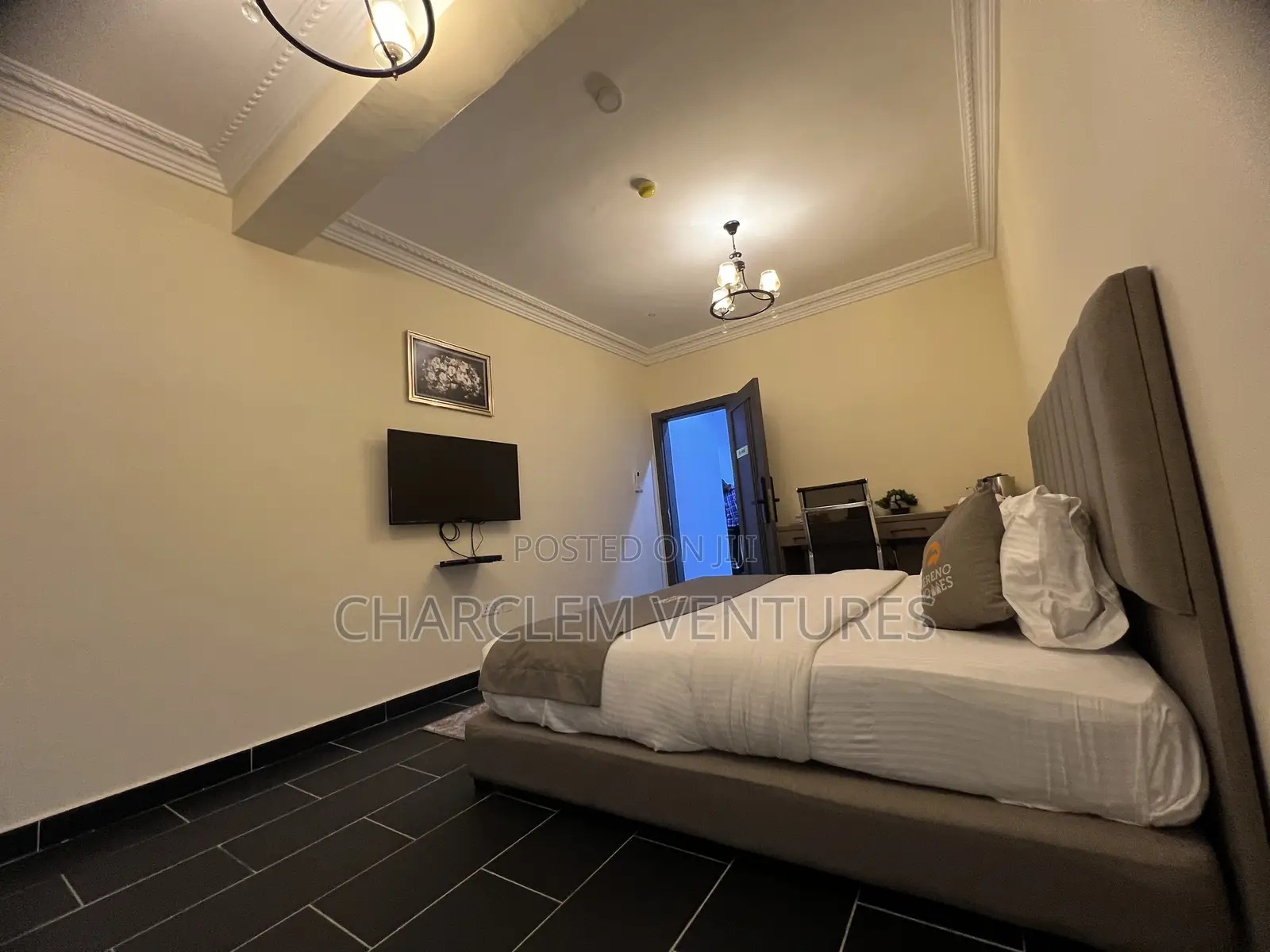 Furnished 1bdrm Apartment in Charclem Ventures, Kokomlemle for rent in Kokomlemle