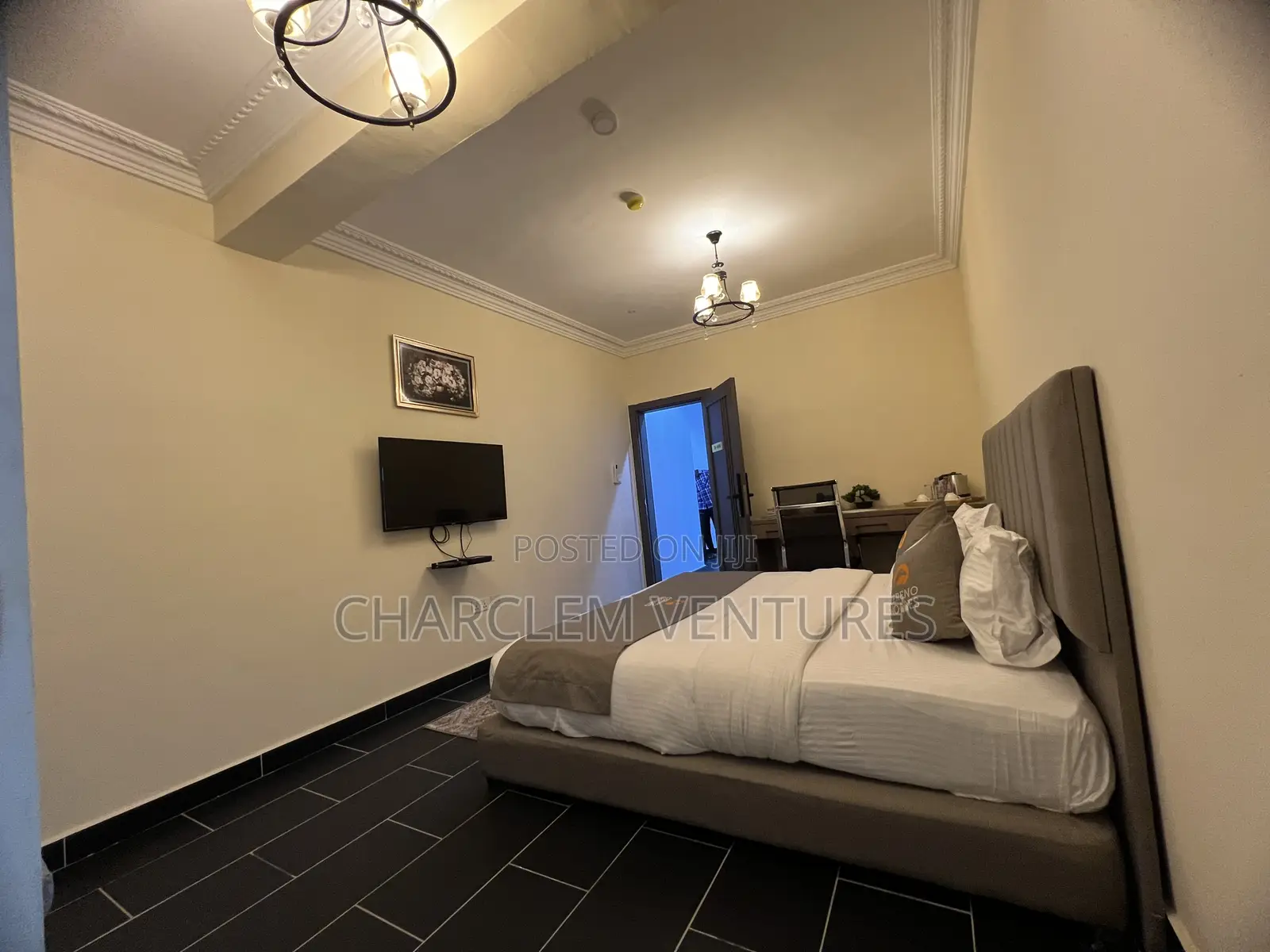 Furnished 1bdrm Apartment in Charclem Ventures, Kokomlemle for rent in Kokomlemle