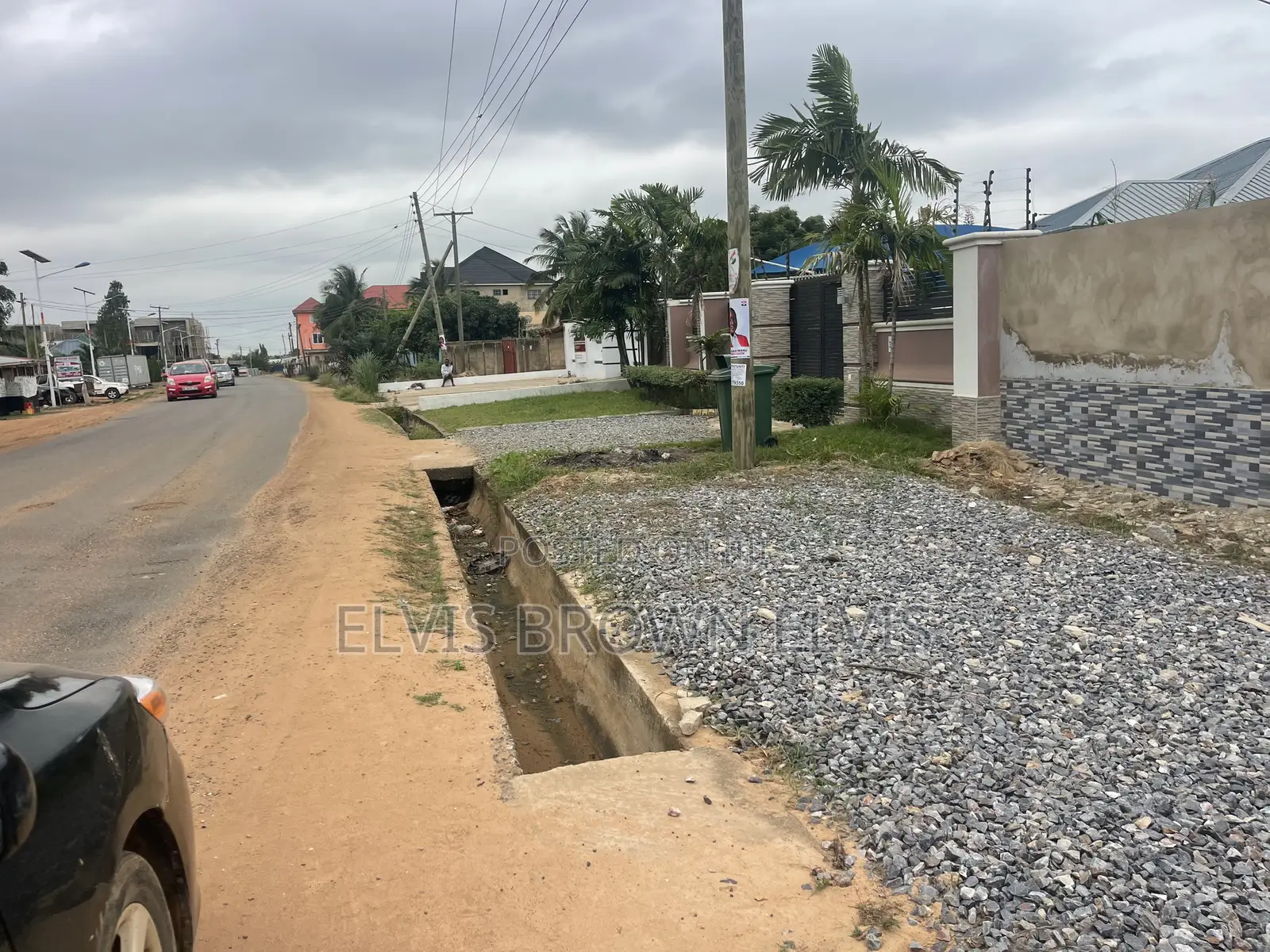 One Plot of Land for Sale by the Roadside at Litelroses in Ashaley Botwe