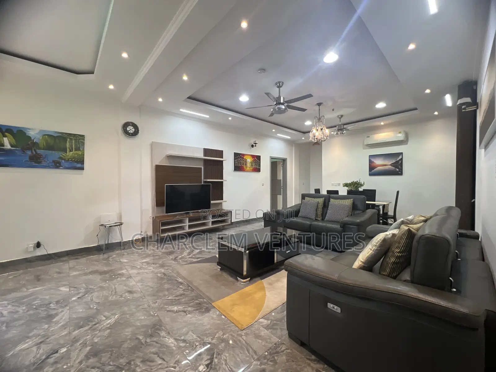 Furnished 2bdrm Apartment in Charclem Ventures, Accra Metropolitan in Accra Metropolitan