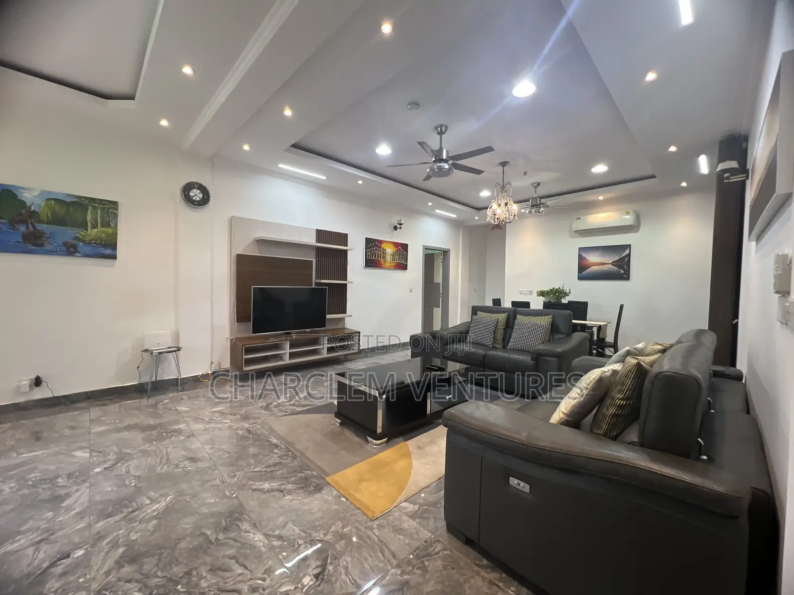 Furnished 2bdrm Apartment in Charclem Ventures, Accra Metropolitan in Accra Metropolitan