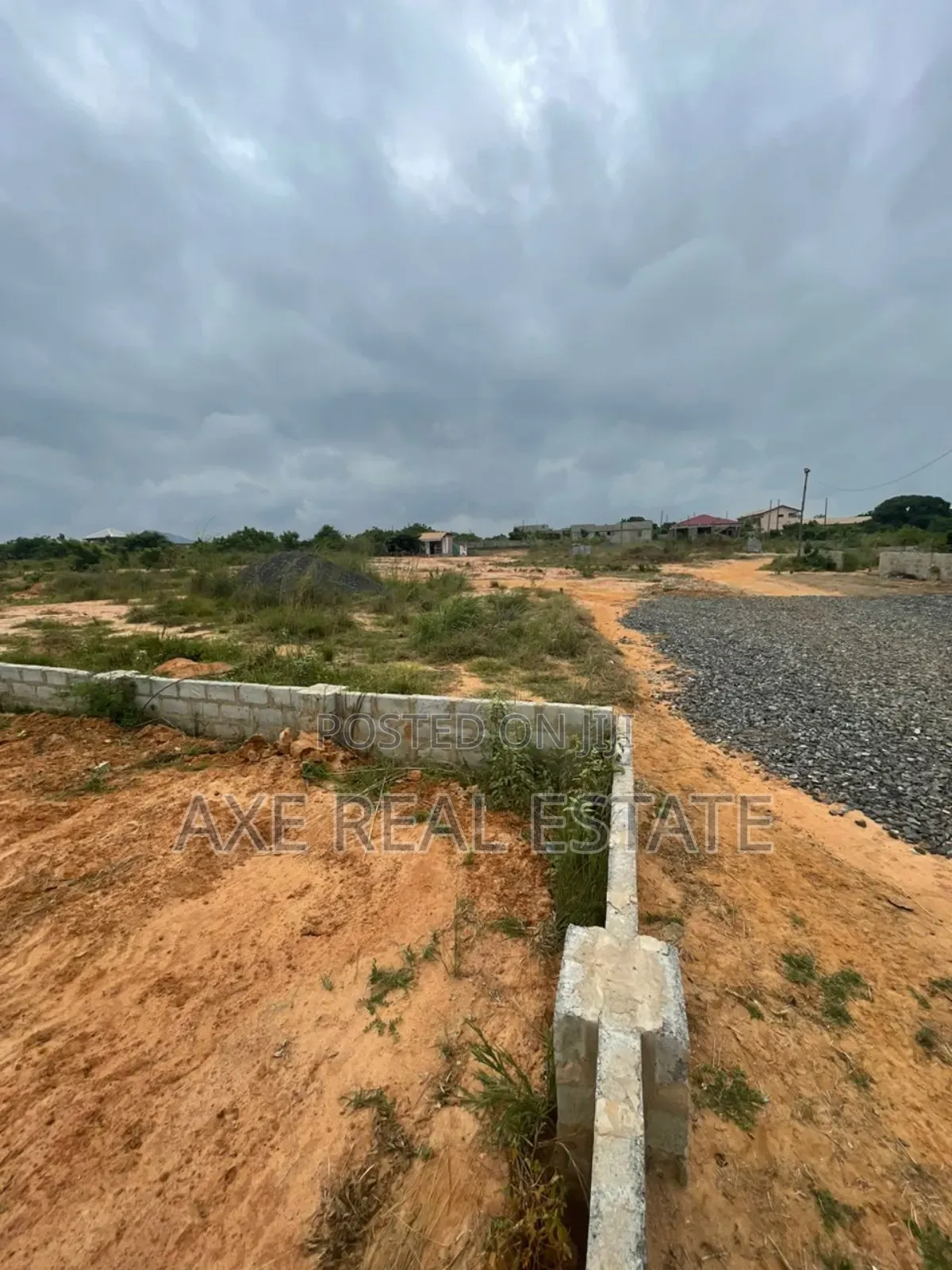 Accurate Demarcation on Half Plot at Tema Community 25 in Accra Metropolitan