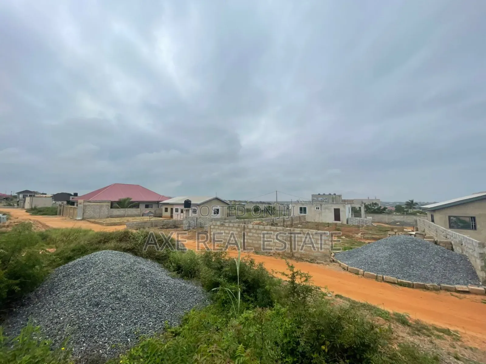 Get Half Plot // Developed Location - Tema Community 25 in Accra Metropolitan