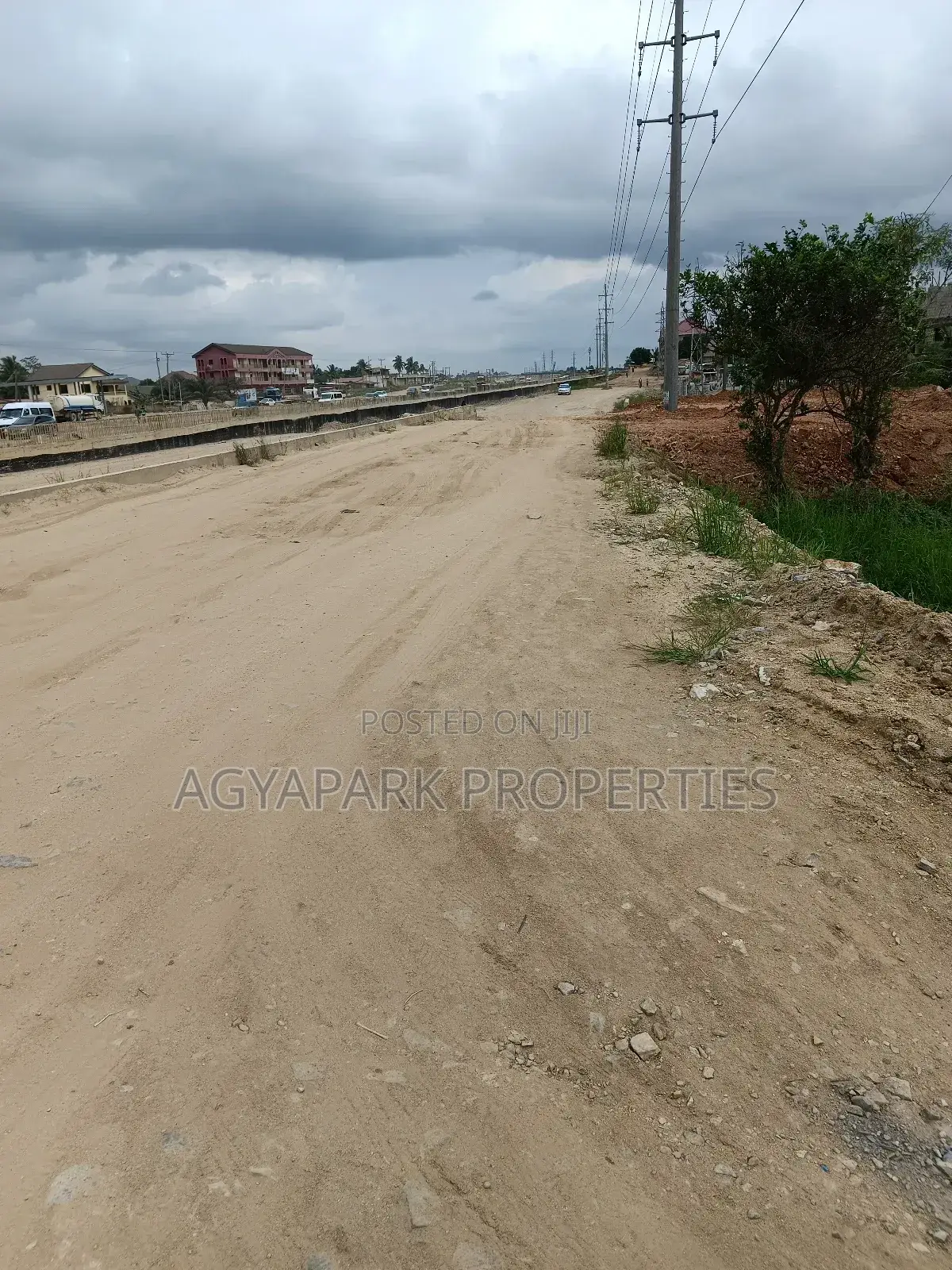10 Plots of Title Land at Amasaman High Way ( Road Side) in Amasaman