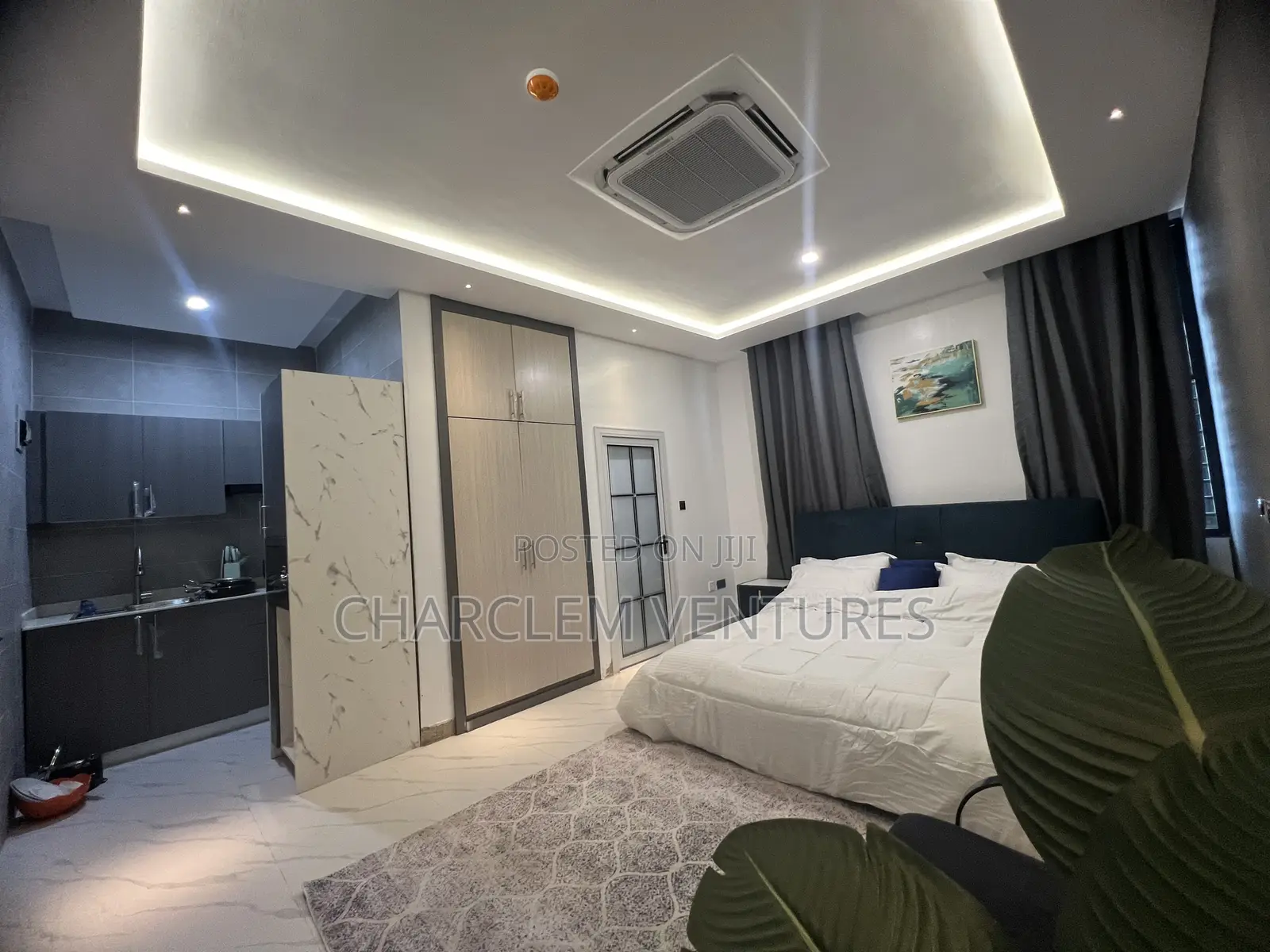 Furnished 1bdrm Apartment in Charclem Ventures, Accra Metropolitan in Accra Metropolitan