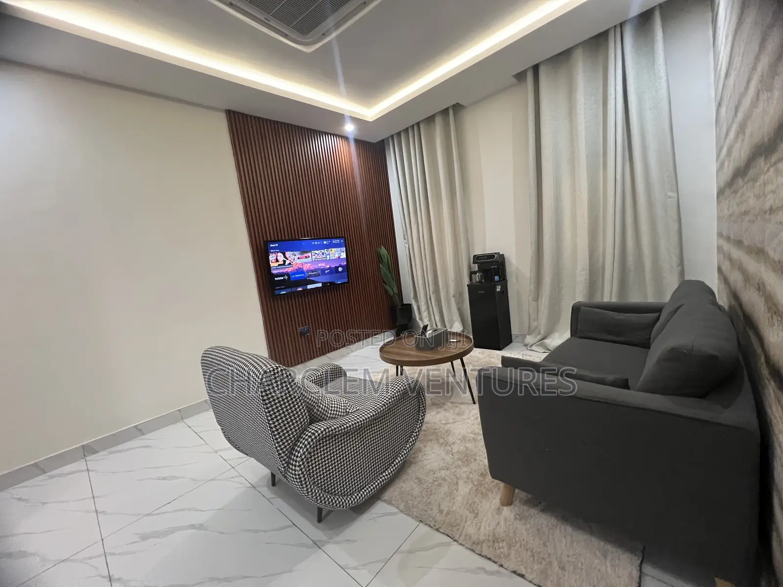Furnished 1bdrm Apartment in Charclem Ventures, Accra Metropolitan in Accra Metropolitan