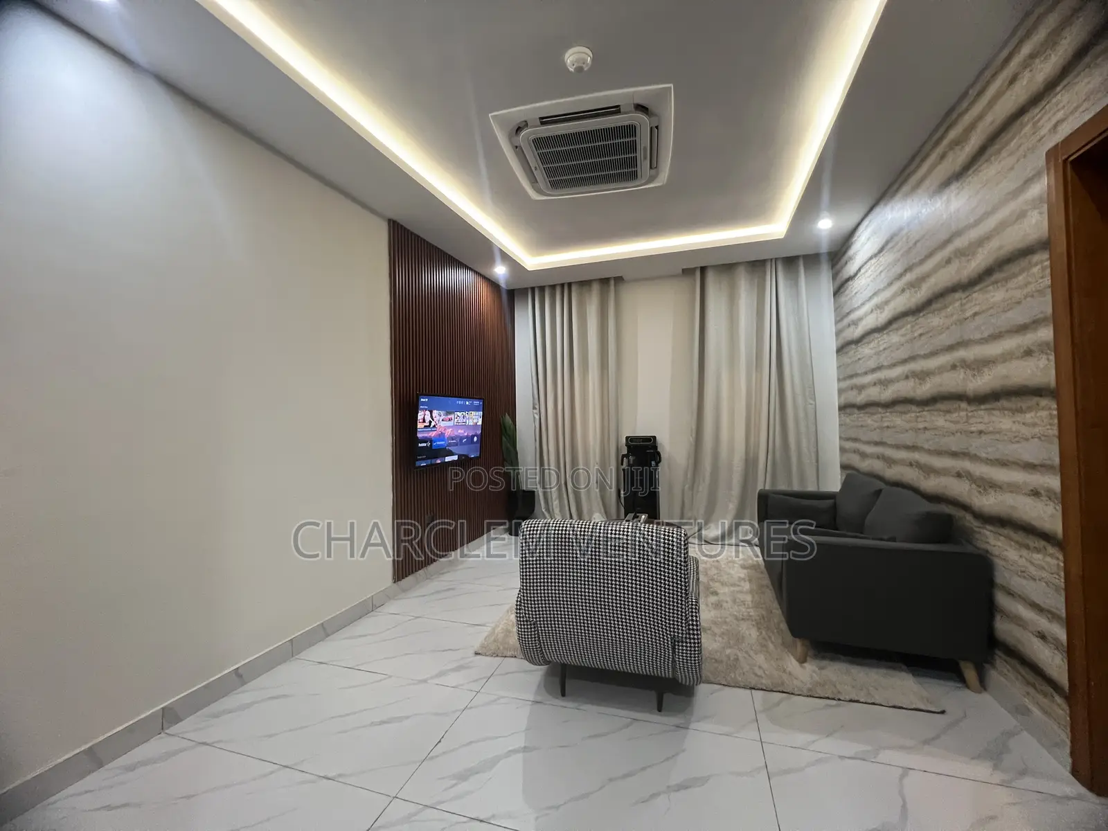 Furnished 1bdrm Apartment in Charclem Ventures, Accra Metropolitan in Accra Metropolitan