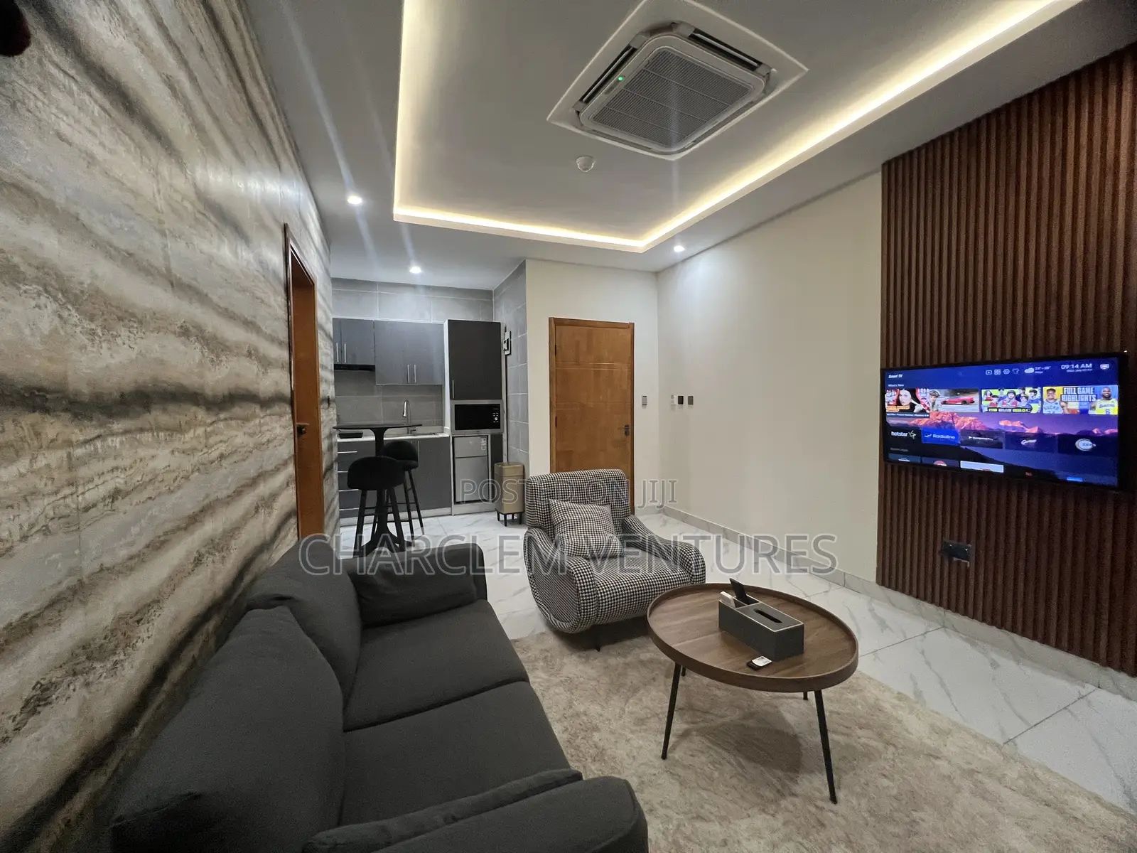 Furnished 1bdrm Apartment in Charclem Ventures, Accra Metropolitan in Accra Metropolitan