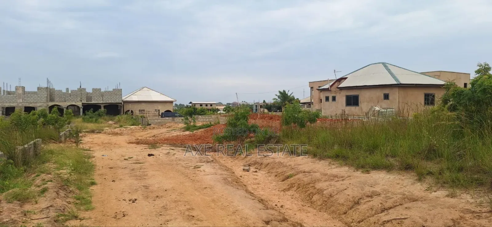 Pillars on Documented Lands at Prampram Beach Lane in Accra Metropolitan
