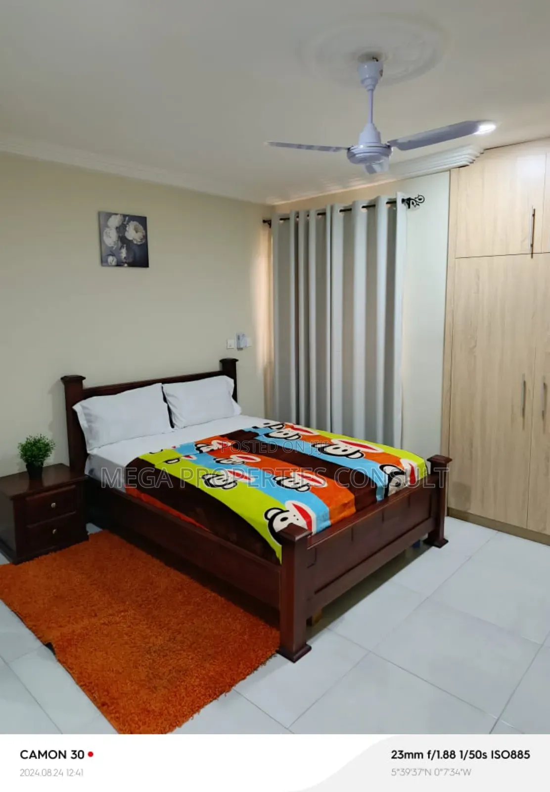 Furnished 1bdrm Apartment in Adjiringanor for Short Stay in Adjiriganor