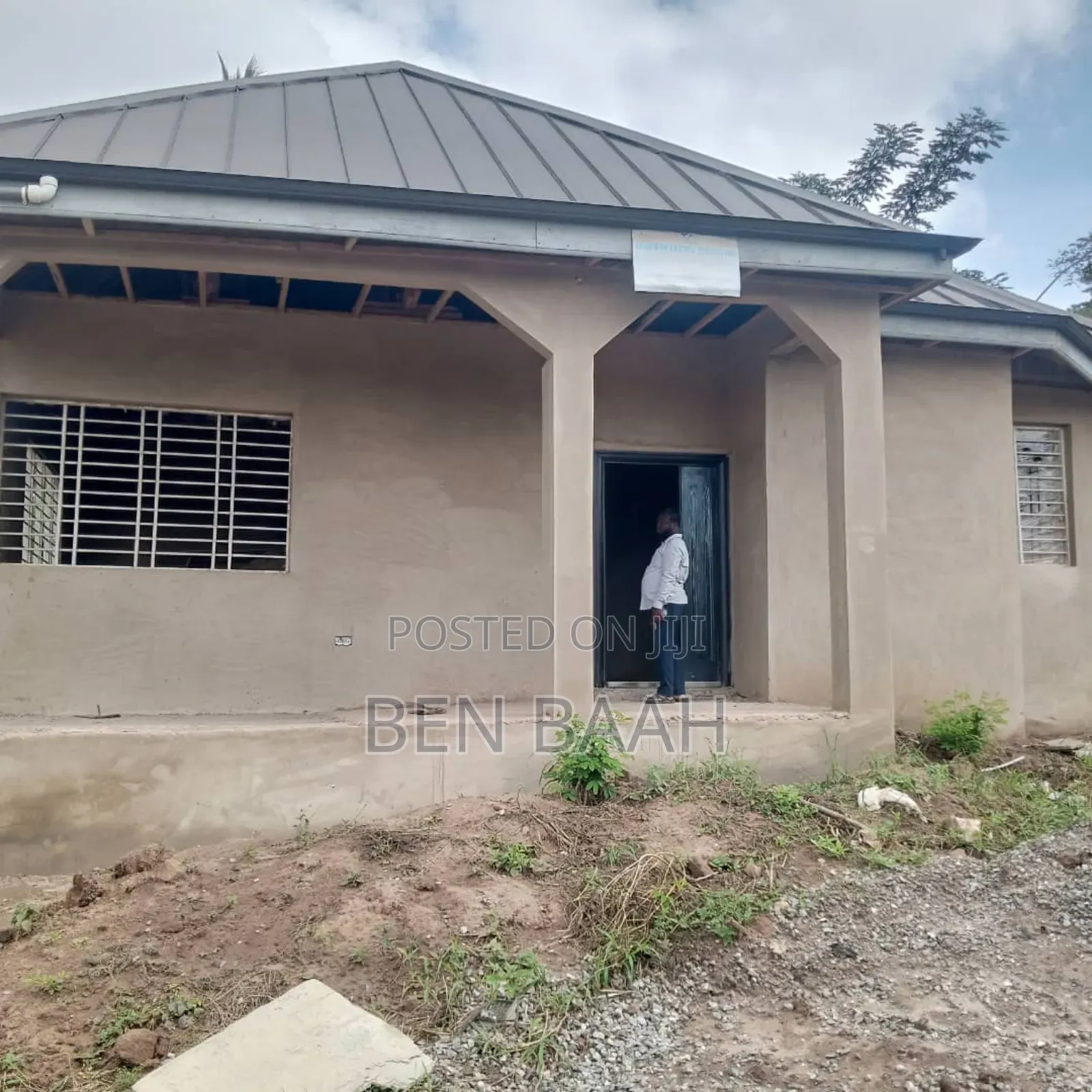 Register Title Land Two Plot Wt Three Bedrooms on It in Amasaman
