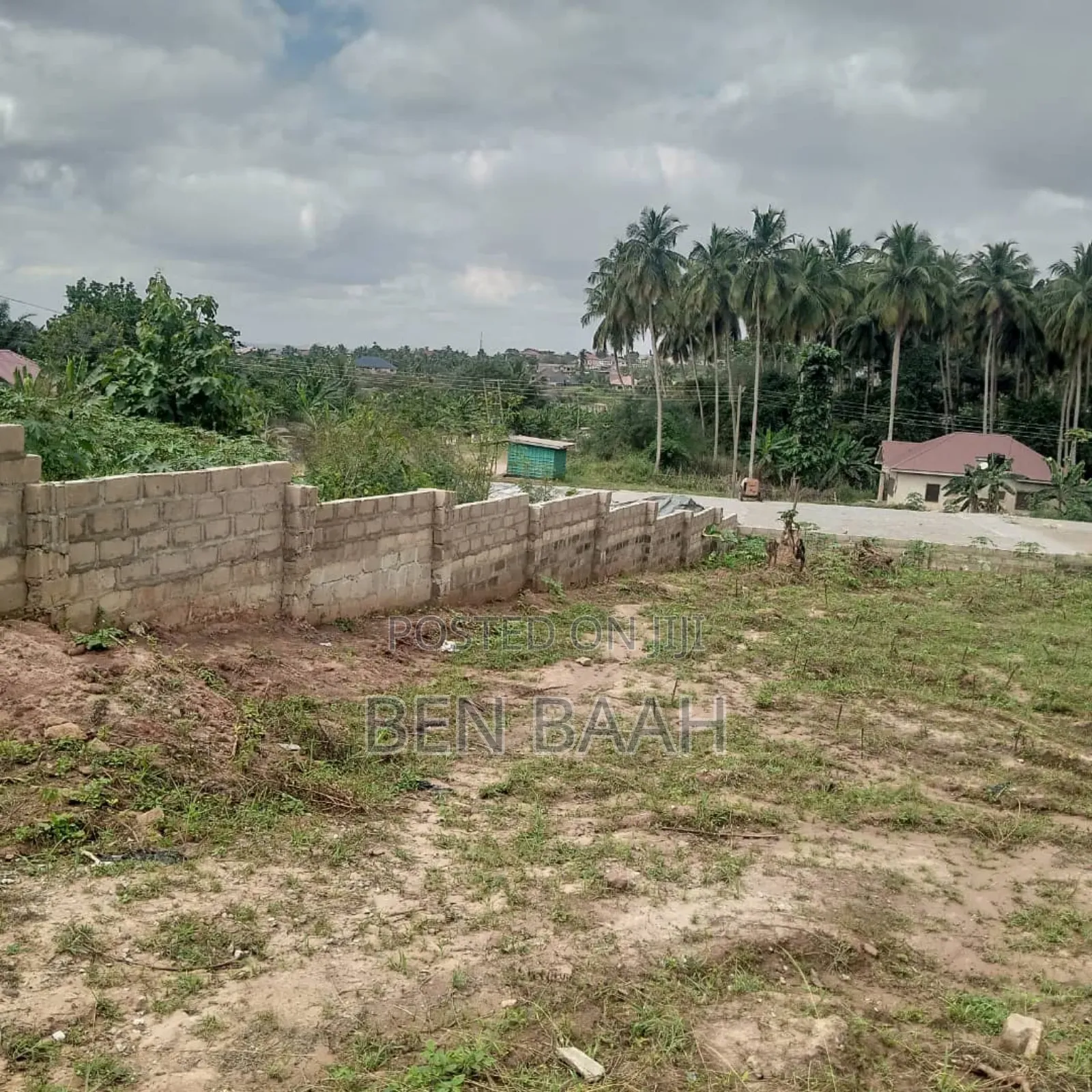 Register Title Land Two Plot Wt Three Bedrooms on It in Amasaman