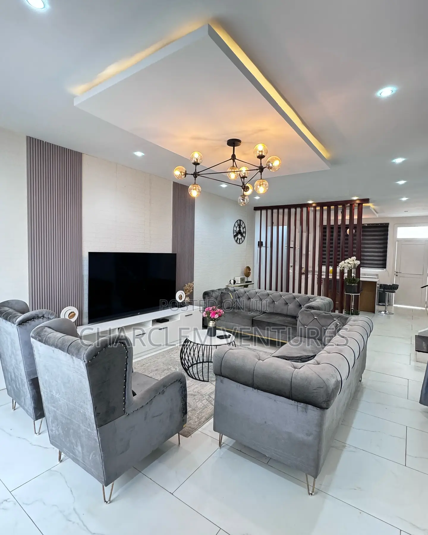 Furnished 3bdrm House in Charclem Ventures, East Legon for sale in East Legon