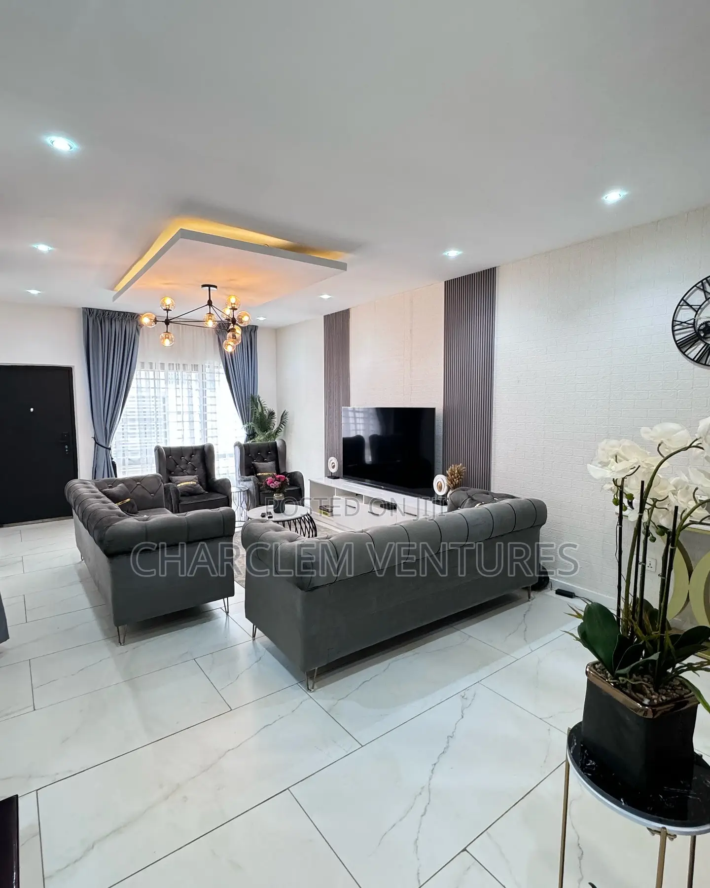 Furnished 3bdrm House in Charclem Ventures, East Legon for sale in East Legon