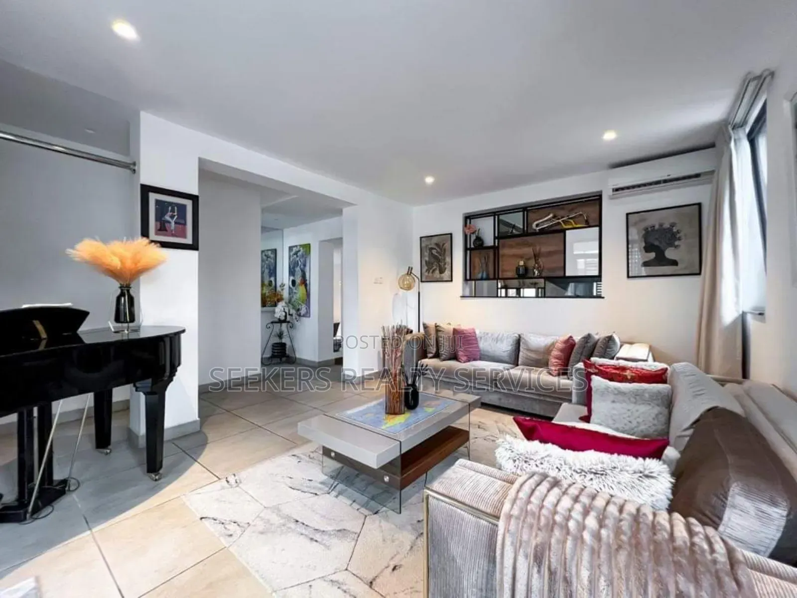 Furnished 5bdrm Townhouse/Terrace in Seekers Realty, Cantonments in Cantonments