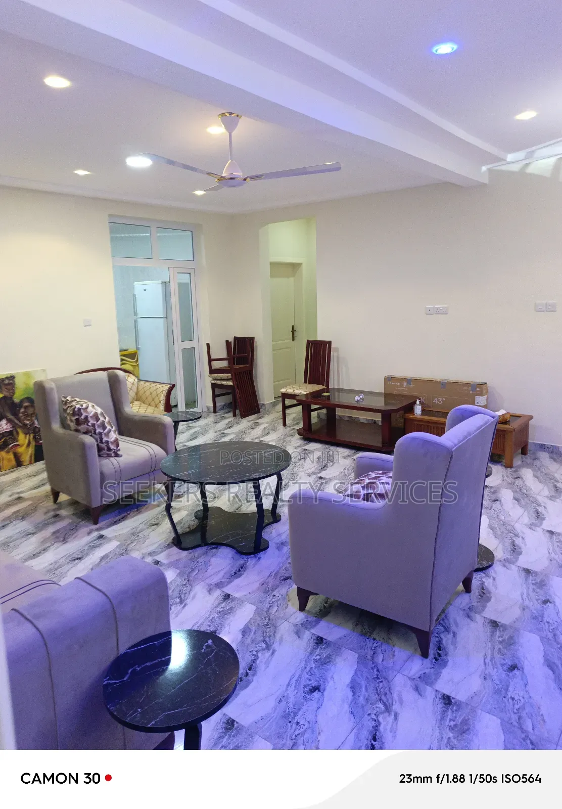 Furnished 3bdrm Apartment in Seekers Realty, US Embassy Area for rent in US Embassy Area