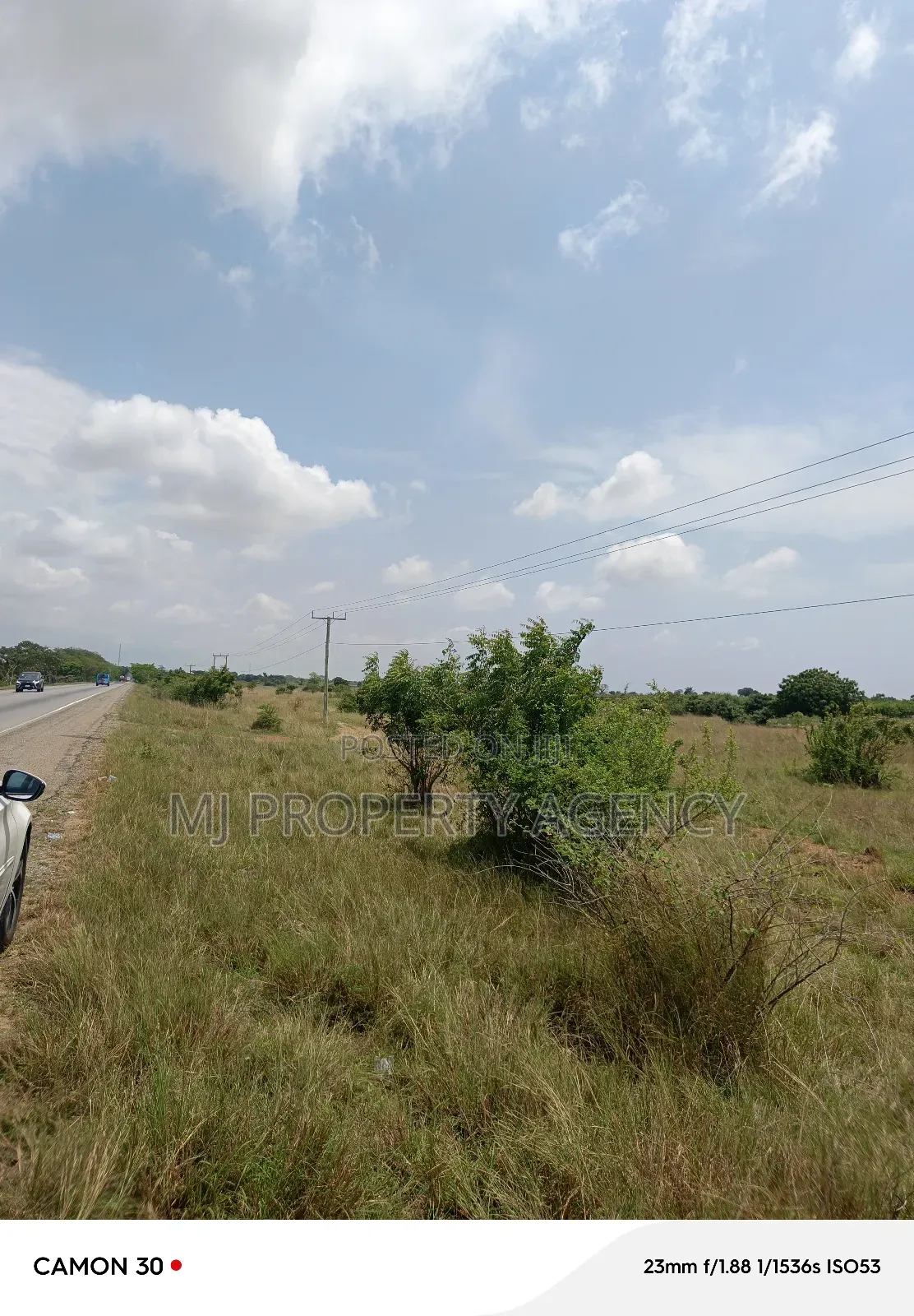 10 Acre at Tsopoli Roadside in Prampram