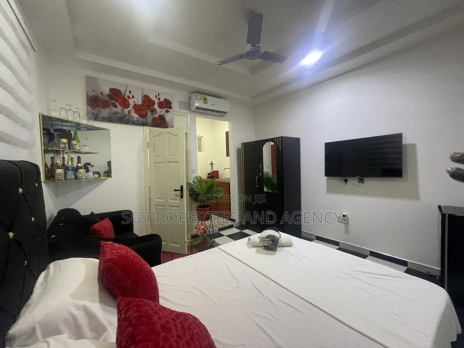 Furnished 1bdrm Apartment in Coca Cola, Spintex for rent in Spintex