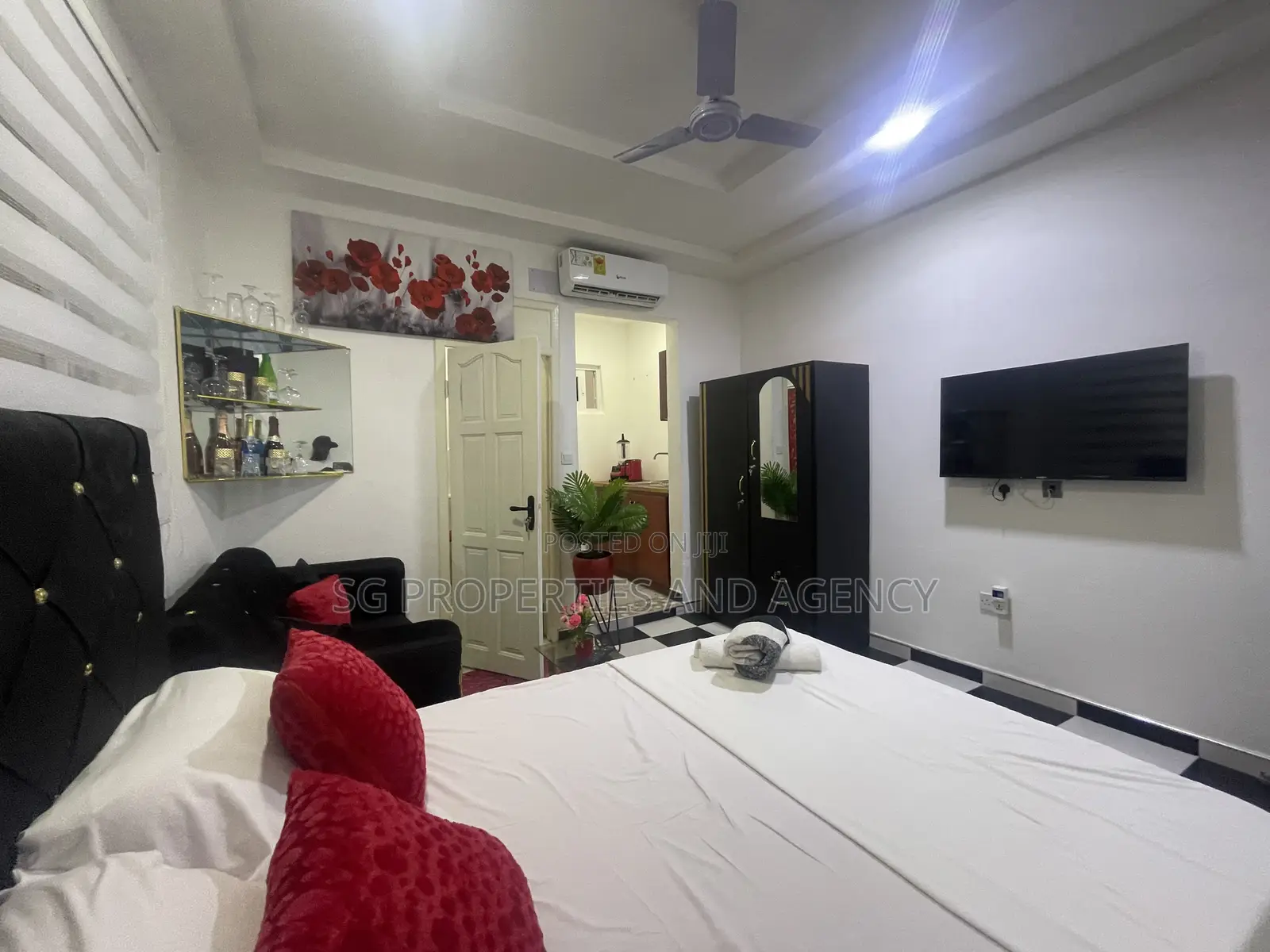 Furnished 1bdrm Apartment in Coca Cola, Spintex for rent in Spintex