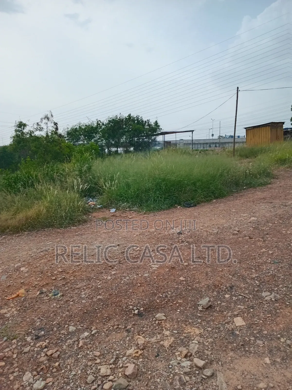 9 Acrs of Land at Pokuase Just by the Road for Sale in Pokuase