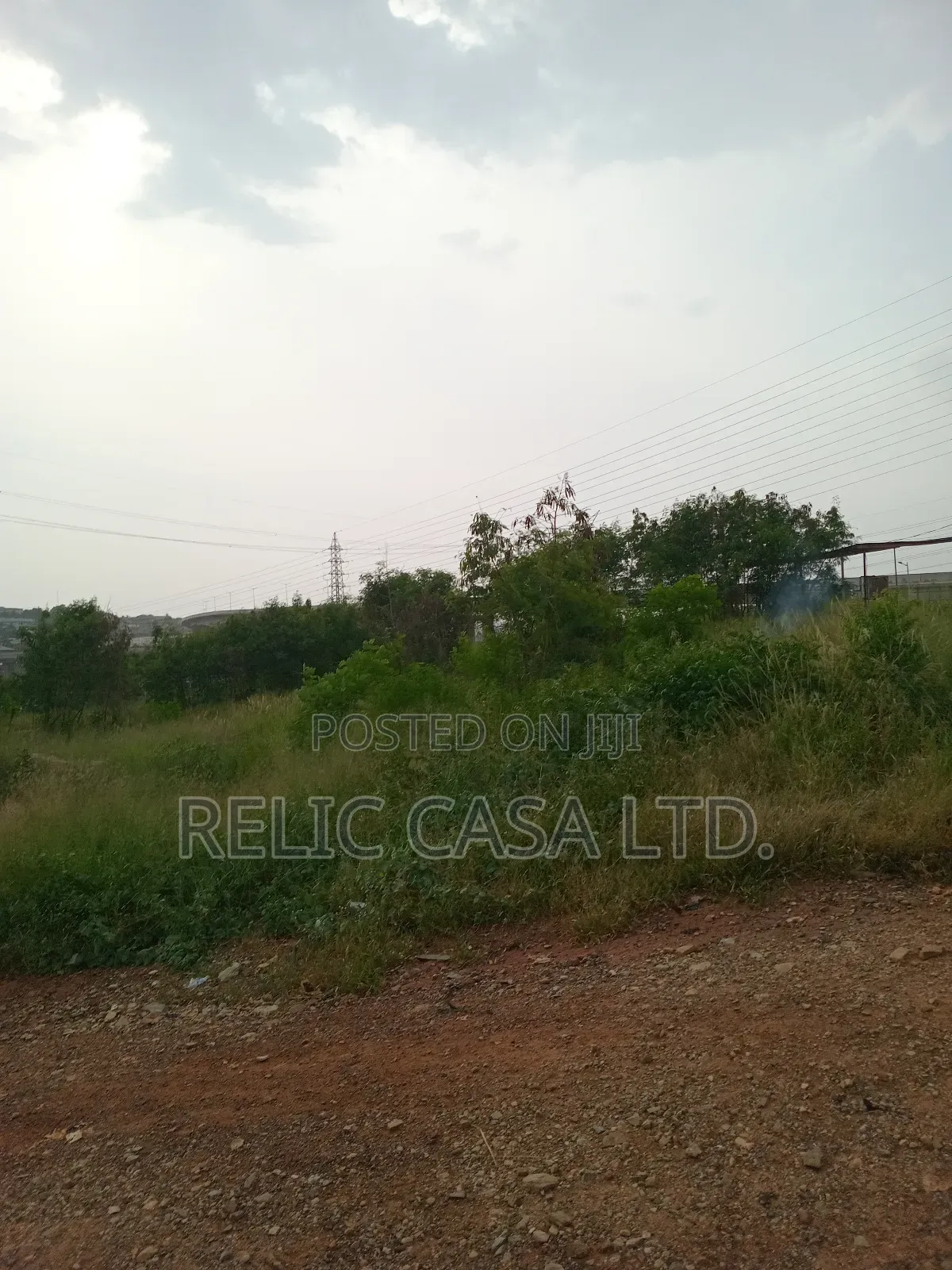 9 Acrs of Land at Pokuase Just by the Road for Sale in Pokuase