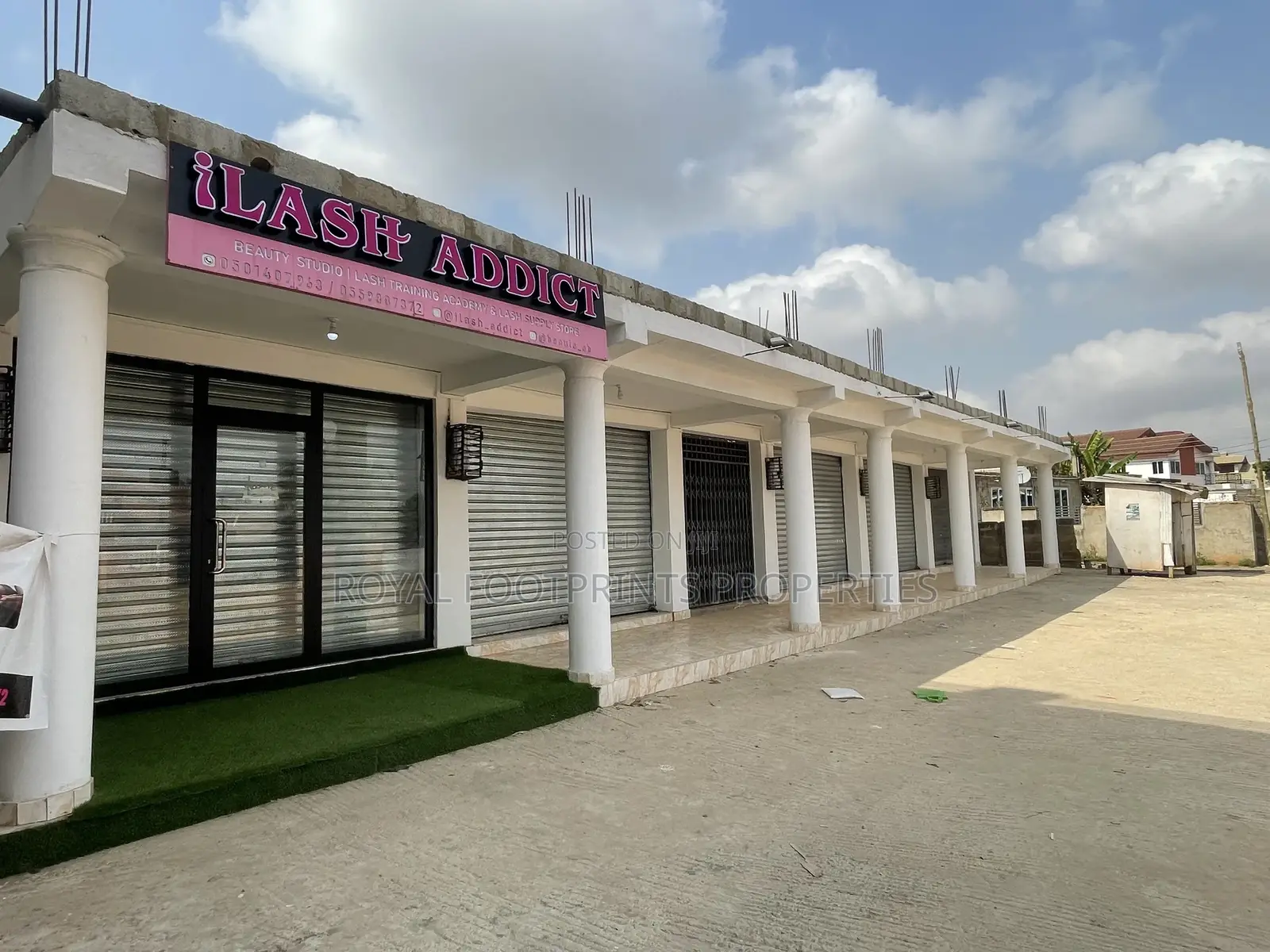 A Newly Built Single Shop at Ashaley Botwe in Ashaley Botwe